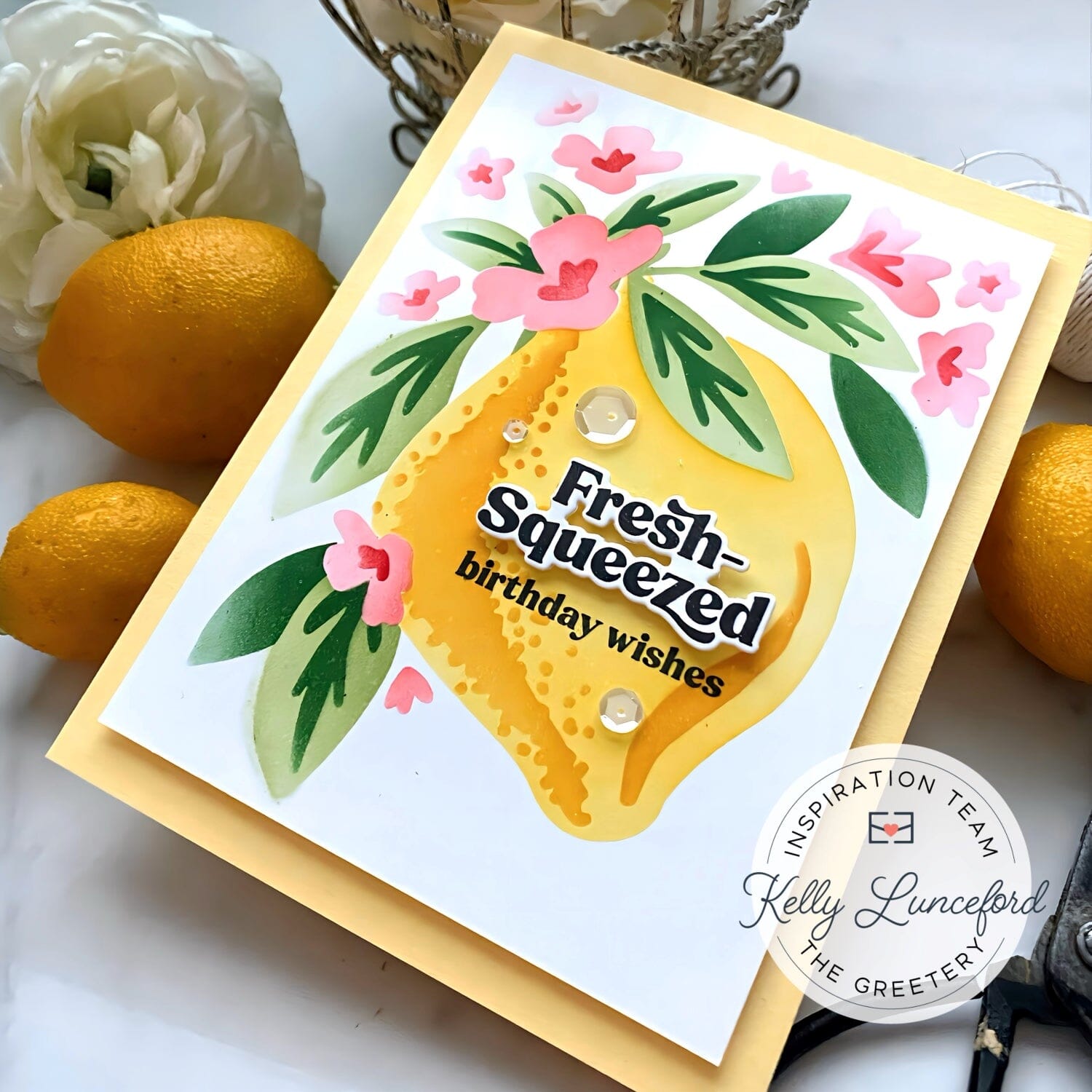 Squeeze the Day Sentiments Stamp Set