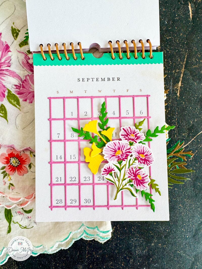 Calendar Grid Die