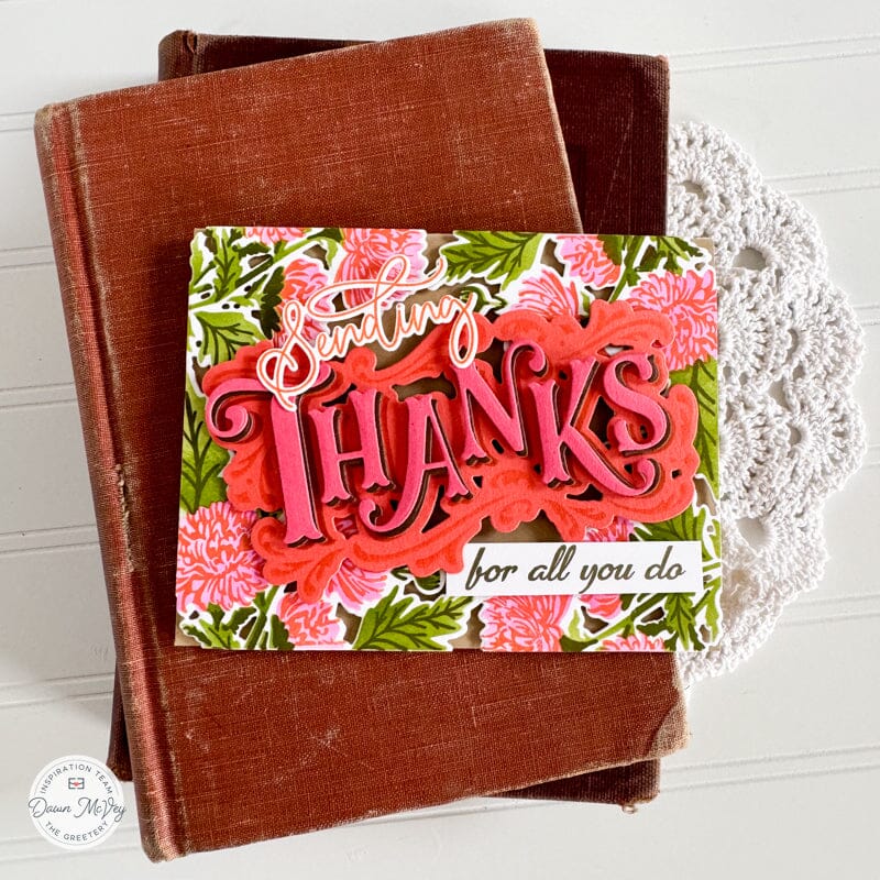 Flourished Phrases Thanks Additions Stamp Set