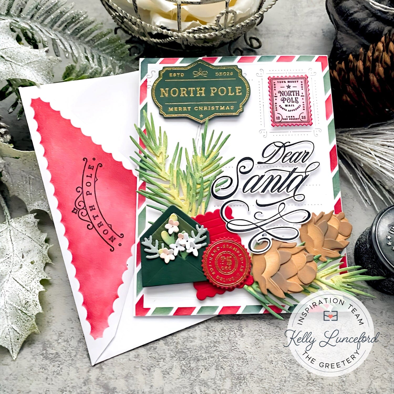 North Pole Post Stamp Set