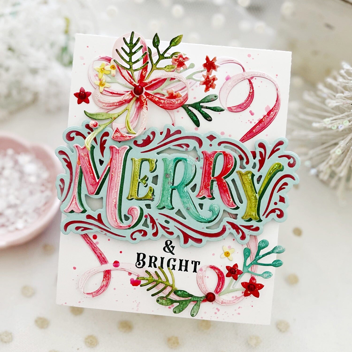 Ribbon Frame Stencil