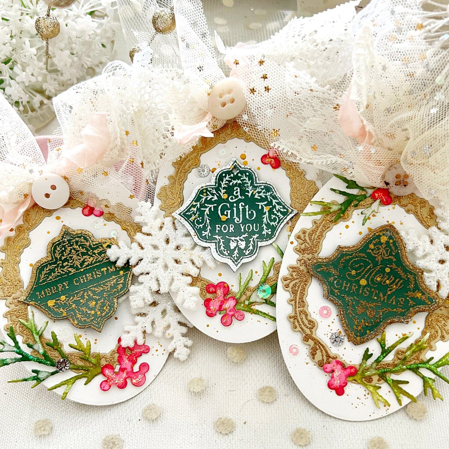 Inside & Out Holiday Tags Stamp