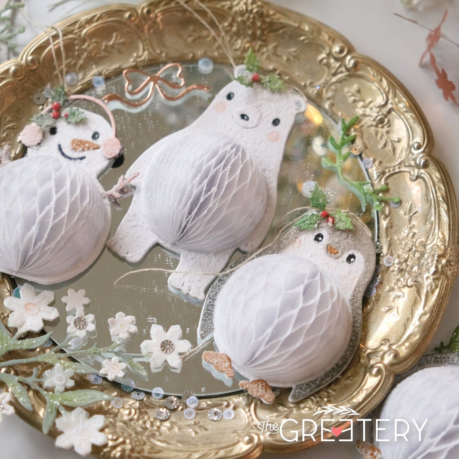 Honeycomb Balls White