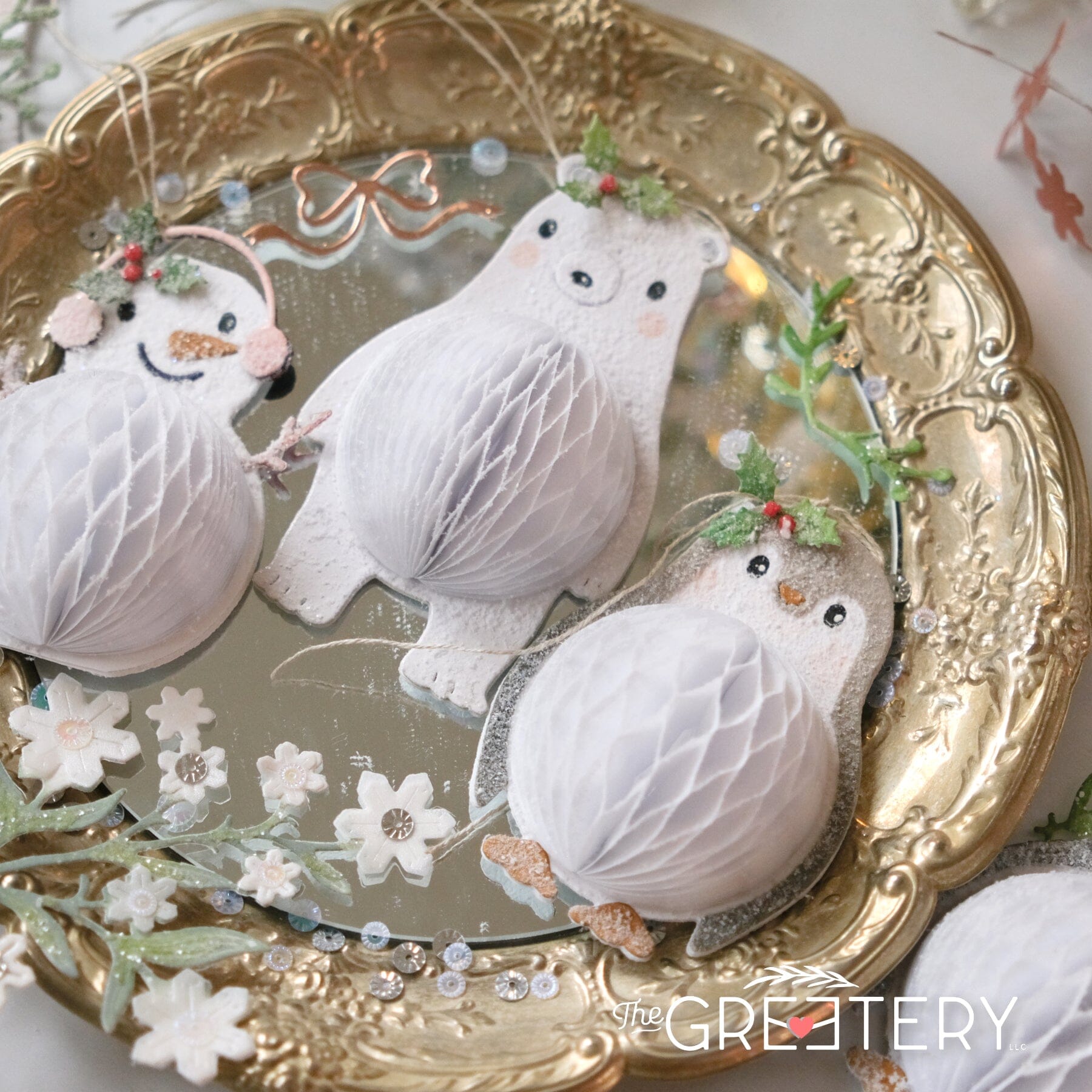 Honeycomb Balls White