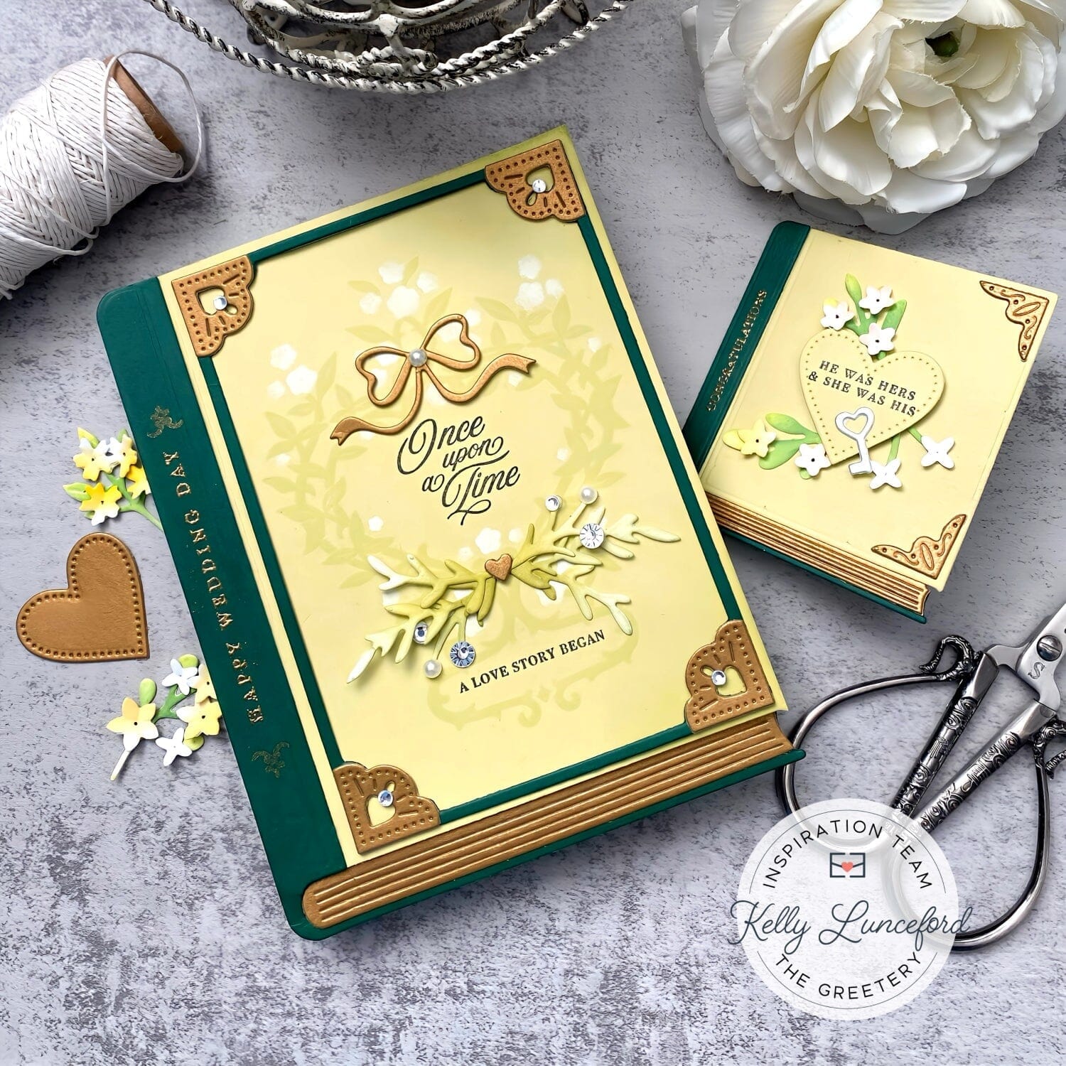 Bookish Frames: Romance Edition Stamp + Stencil