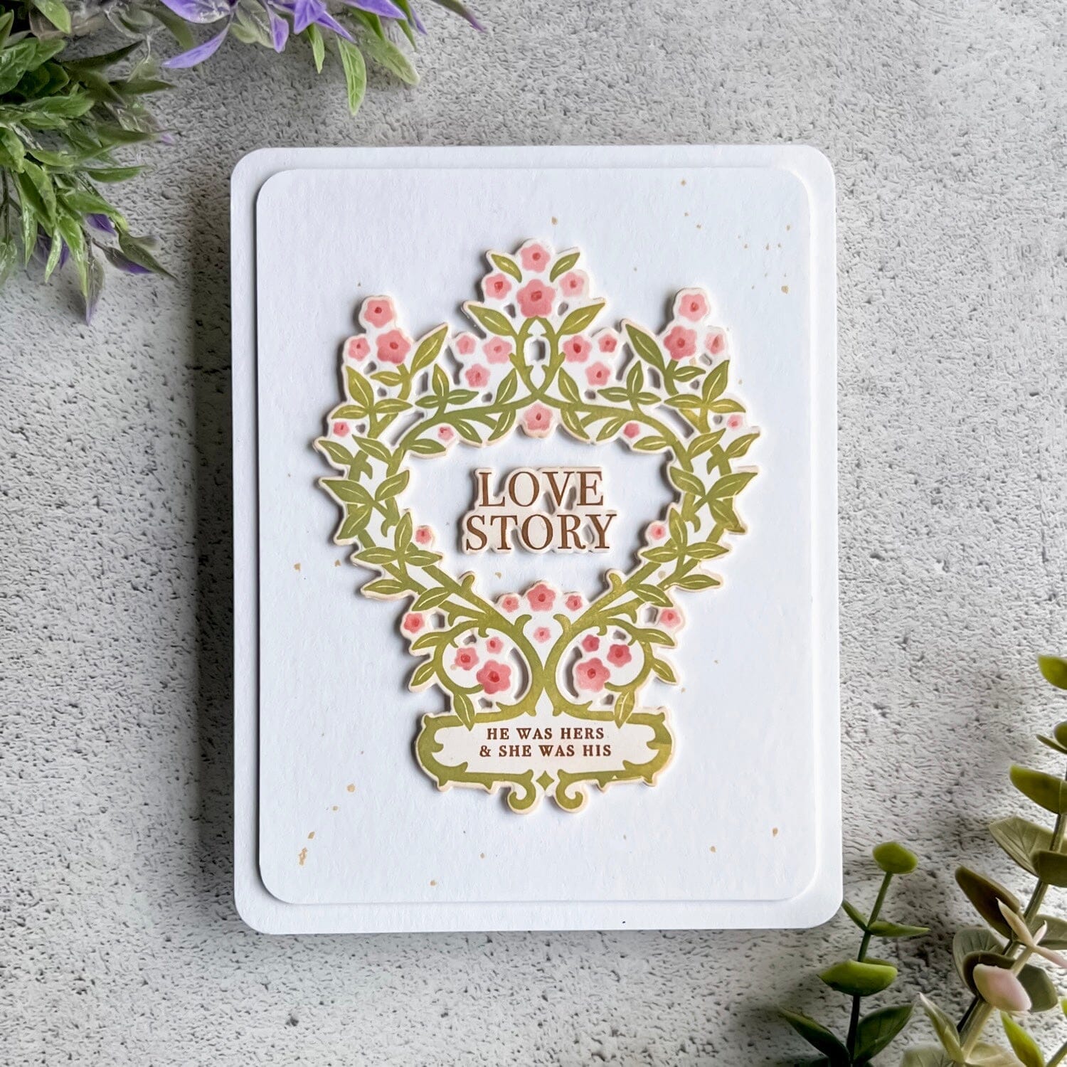Bookish Frames: Romance Edition Stamp + Stencil