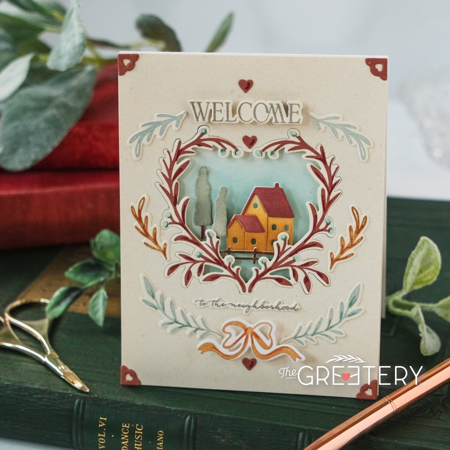 Folk Heart Stamp Set