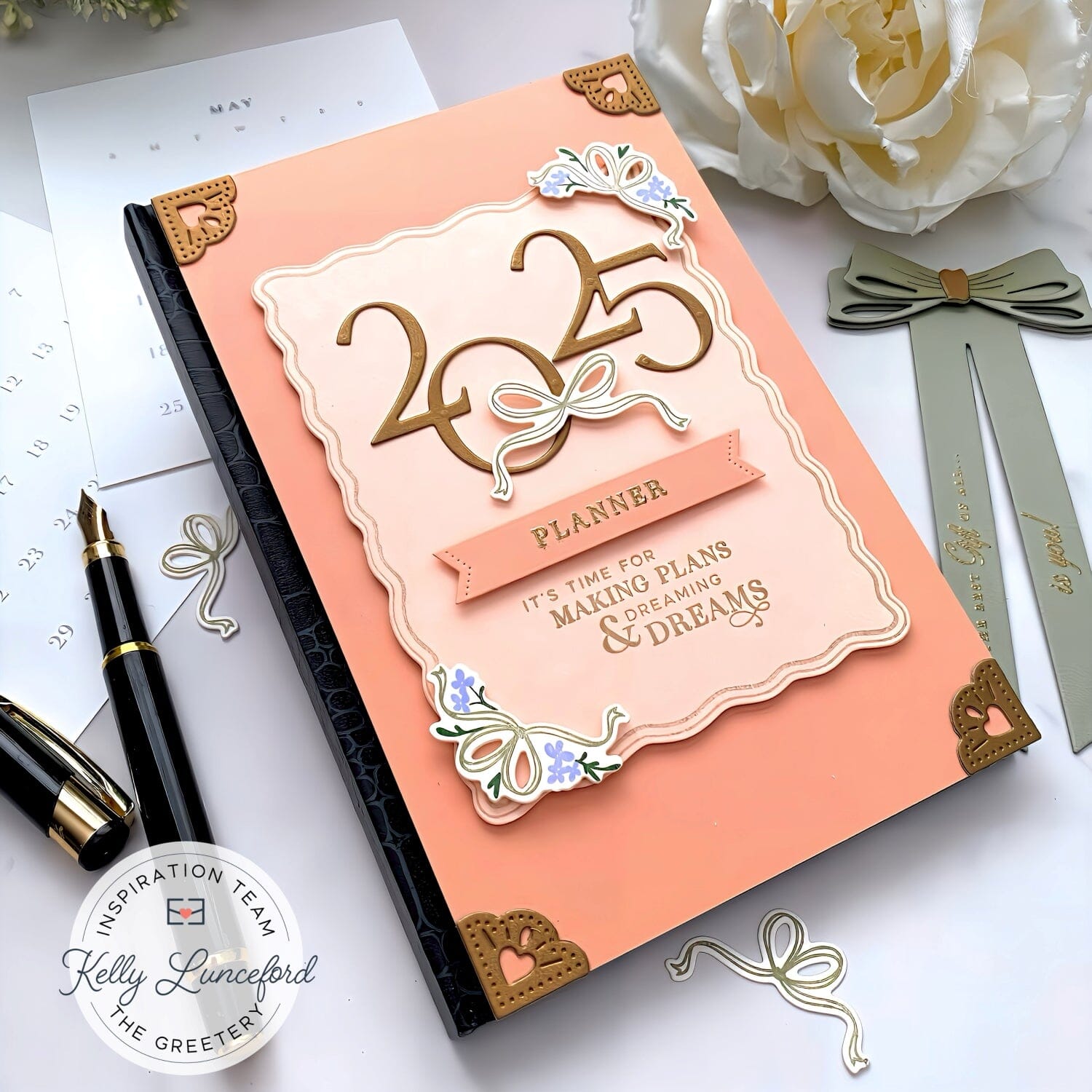 Bow Bookmark Die