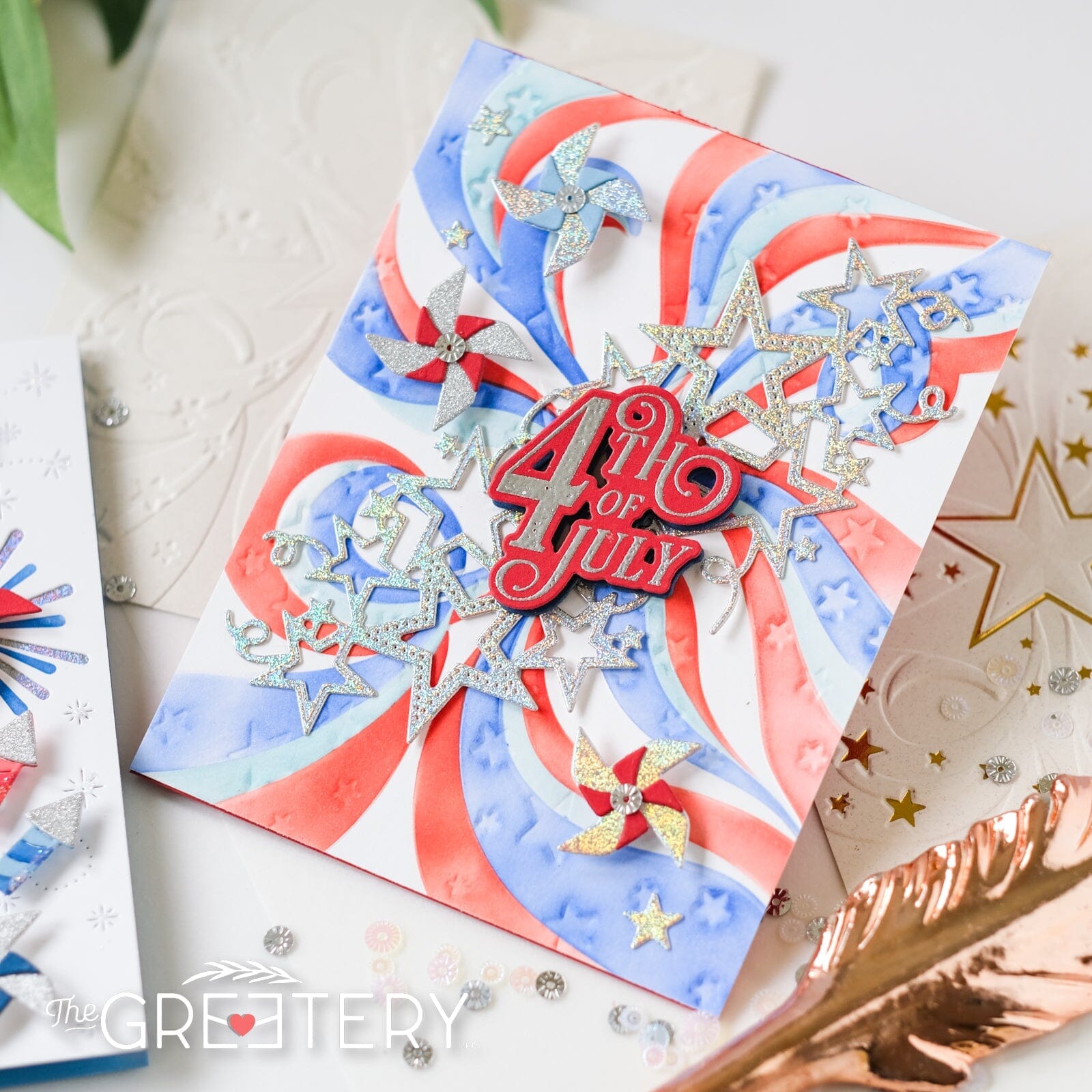 Star Stream 3D Embossing Folder