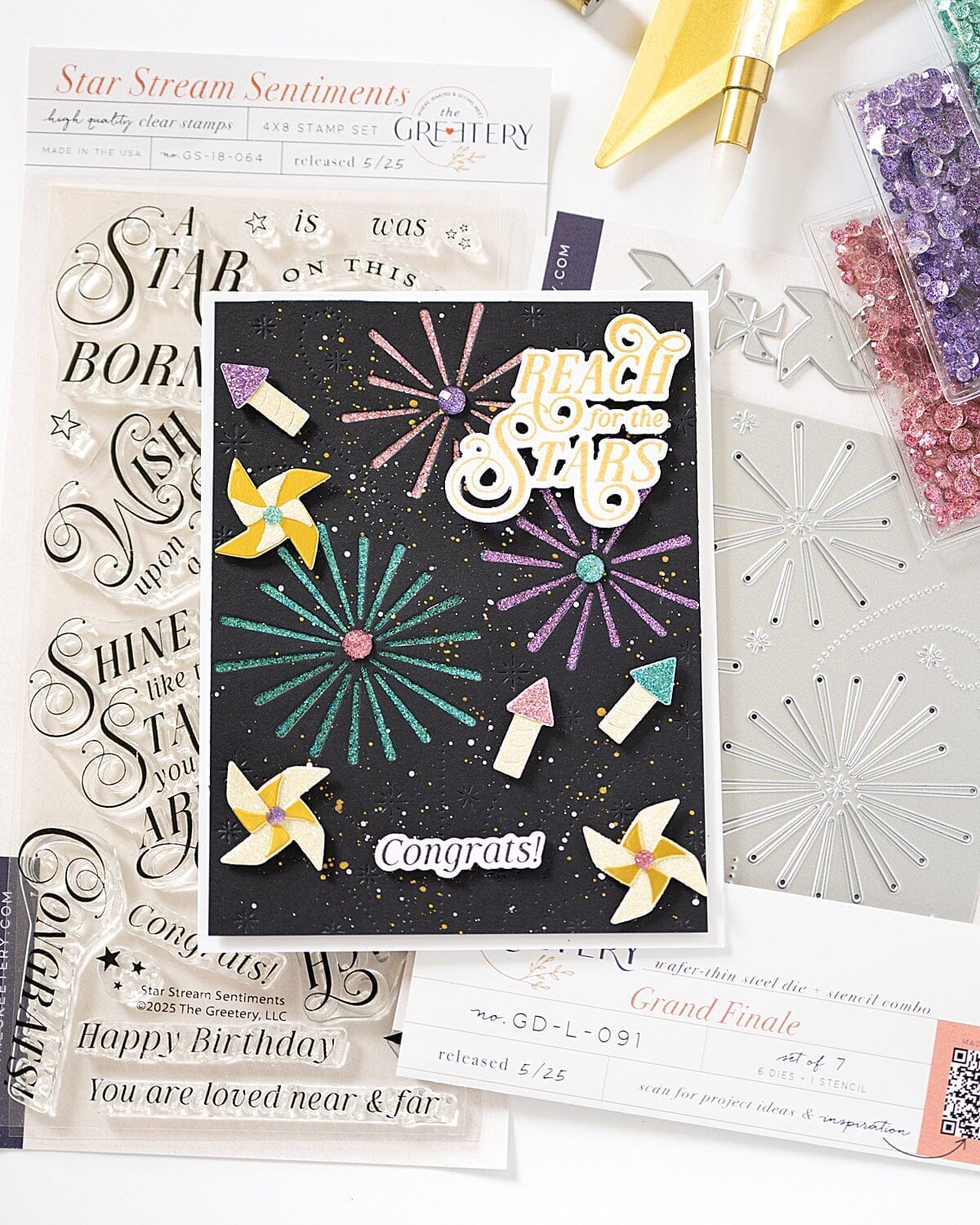 Grand Finale Die + Stencil