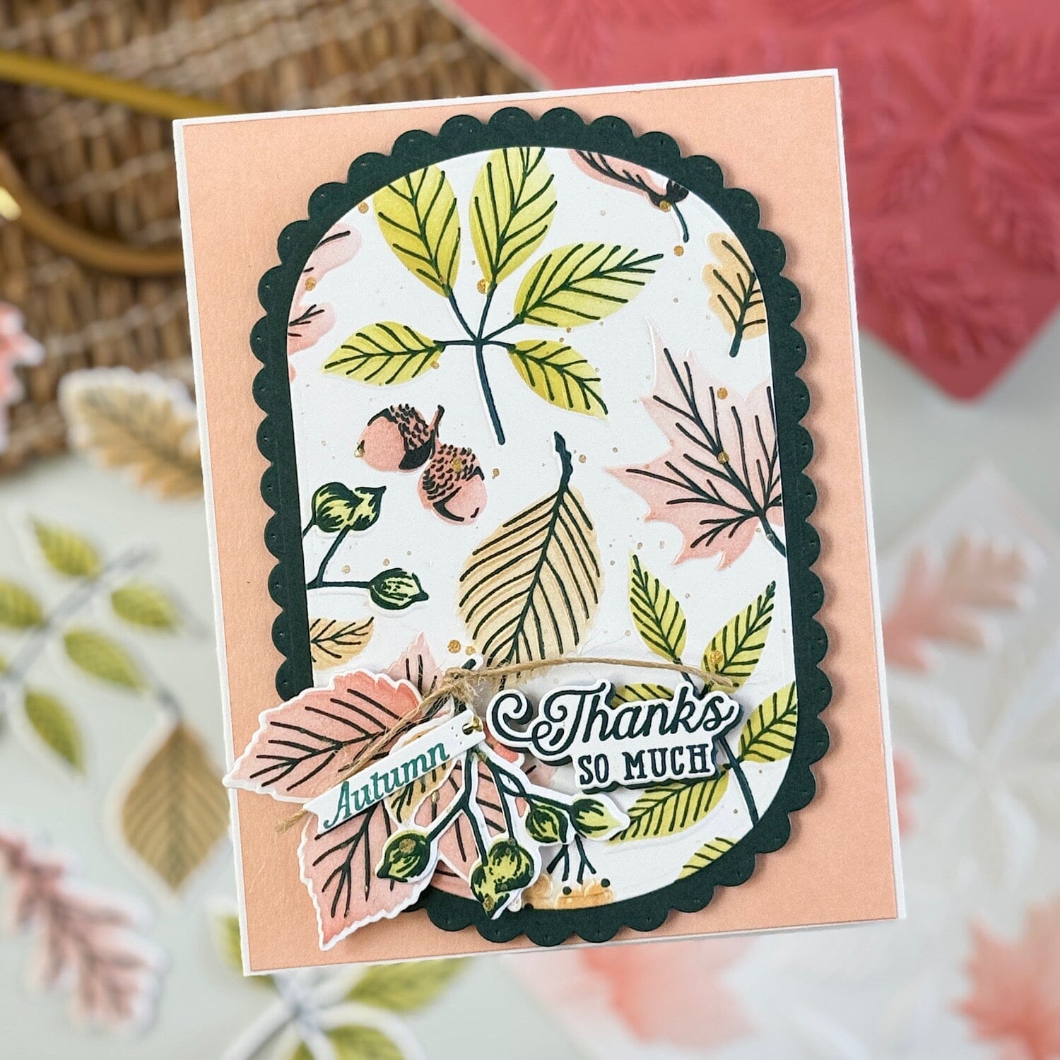 Autumn Herbarium Embossing Folder