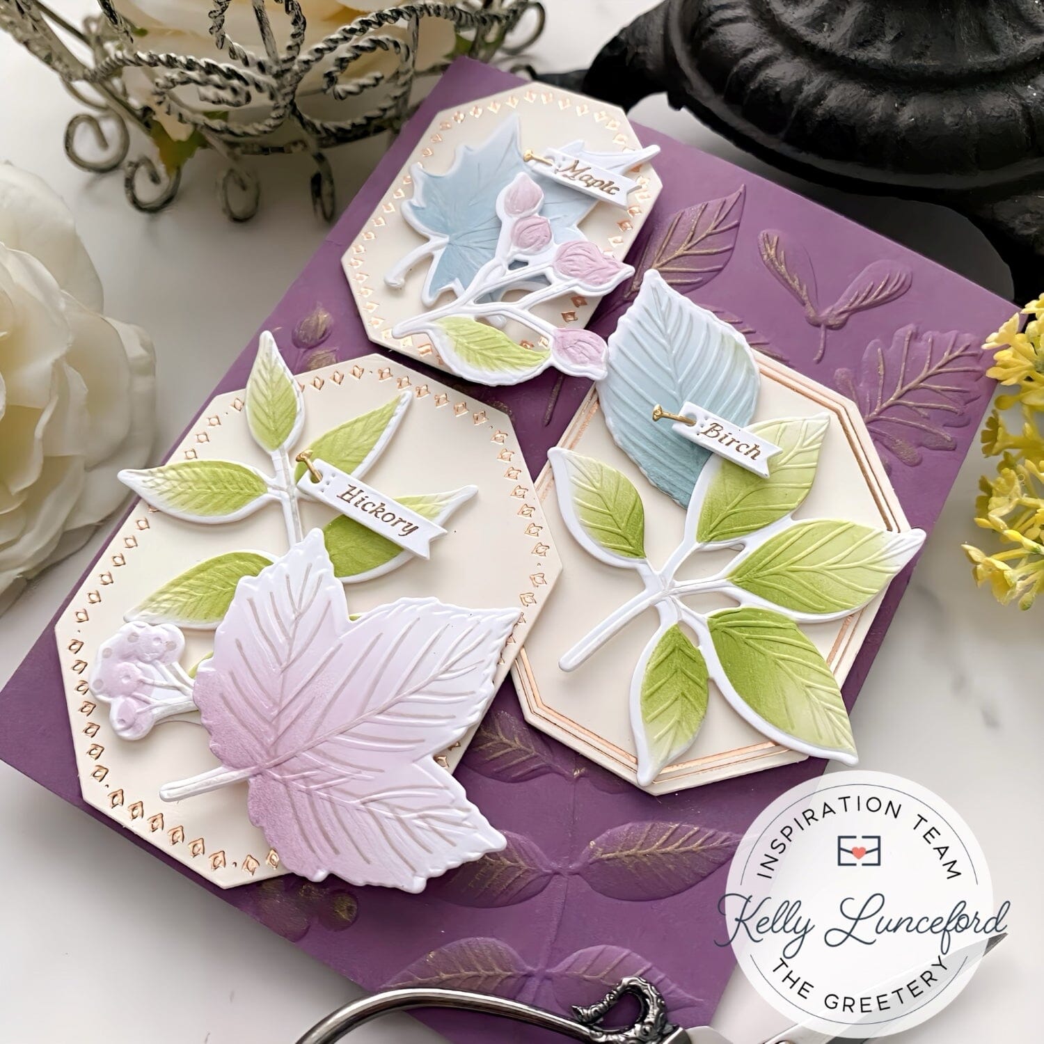 Autumn Herbarium Embossing Folder