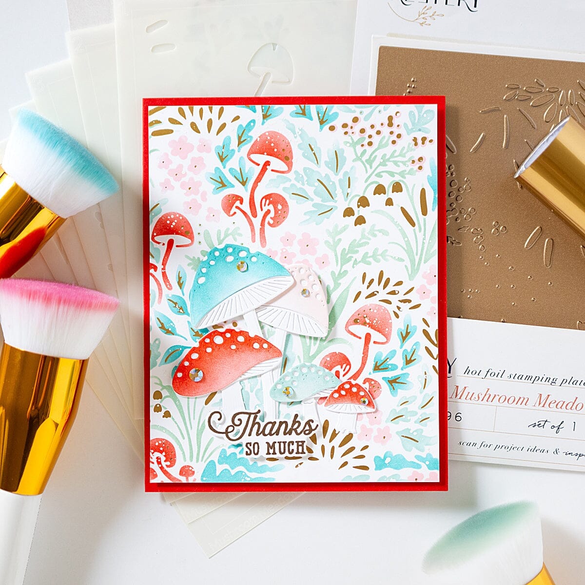 Mushroom Meadow Hot Foil
