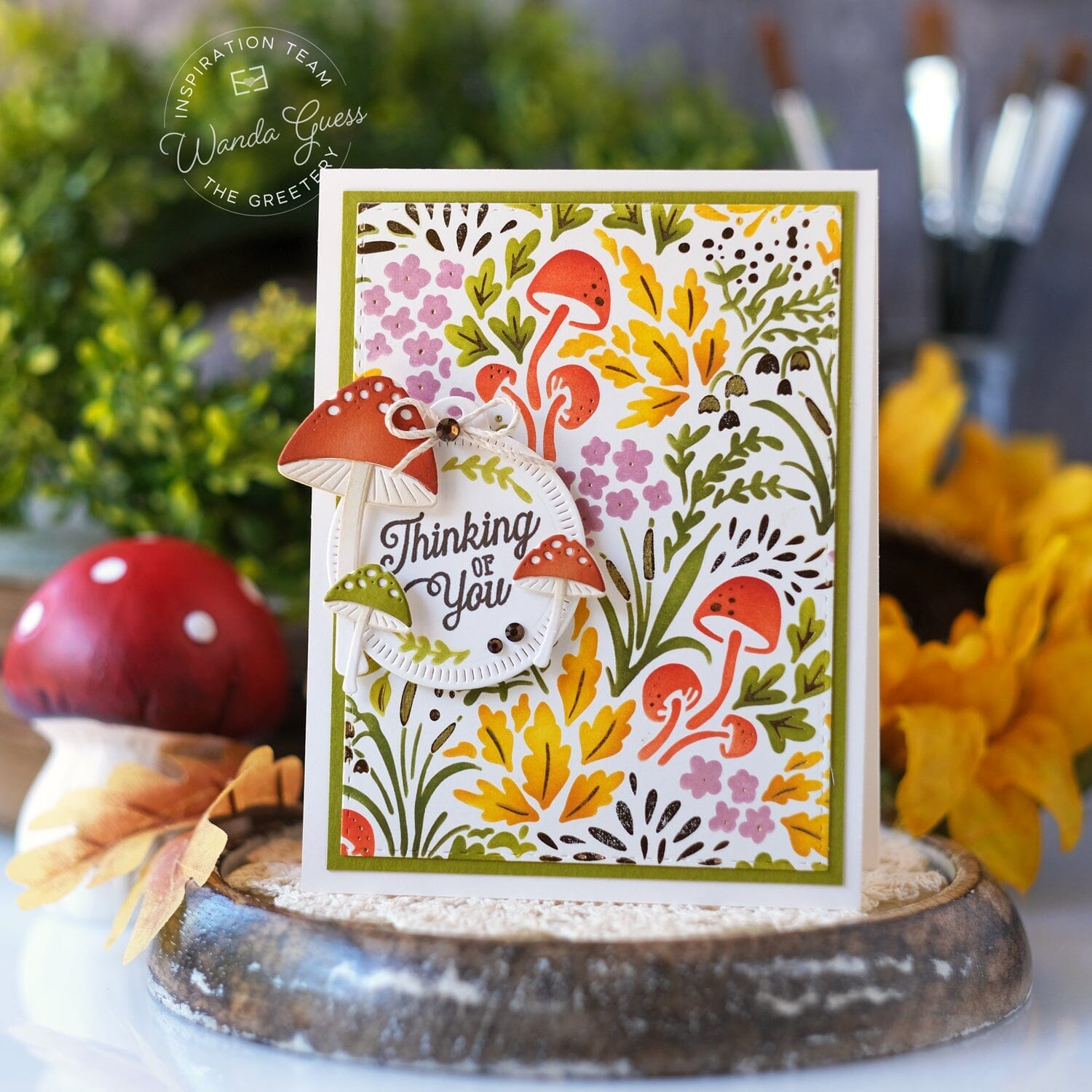 Mushroom Meadow Hot Foil
