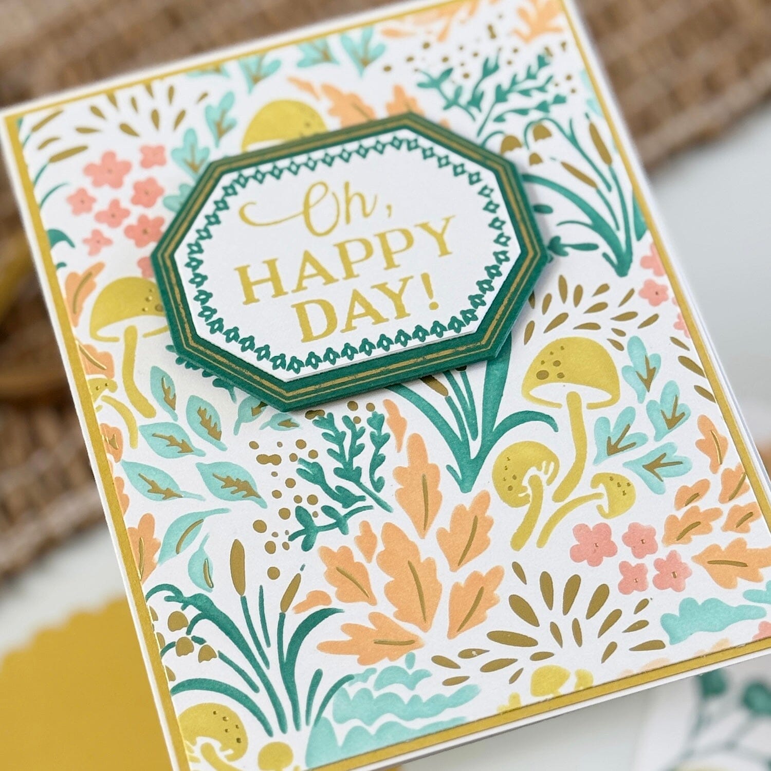 Mushroom Meadow Hot Foil