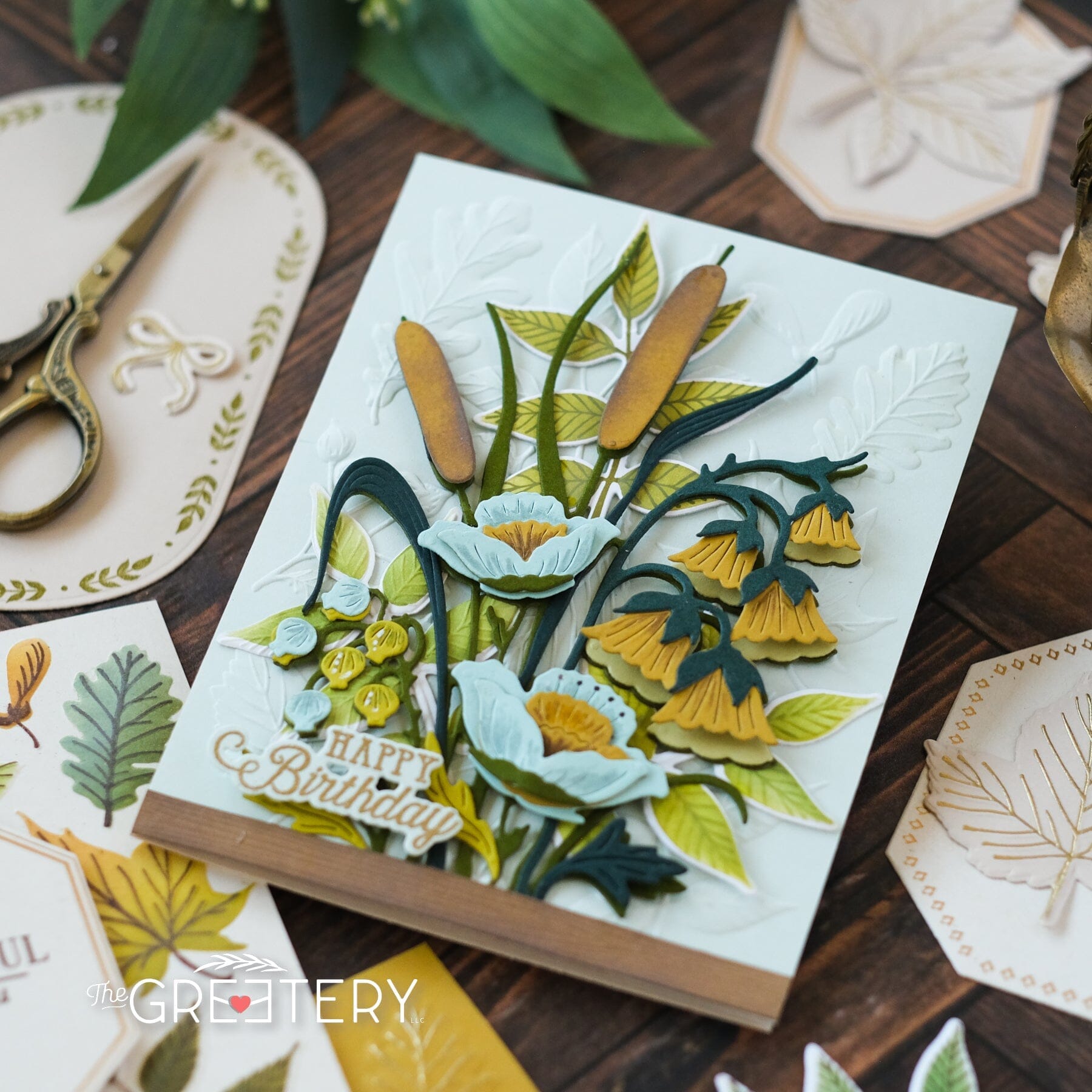Autumn Herbarium Embossing Folder