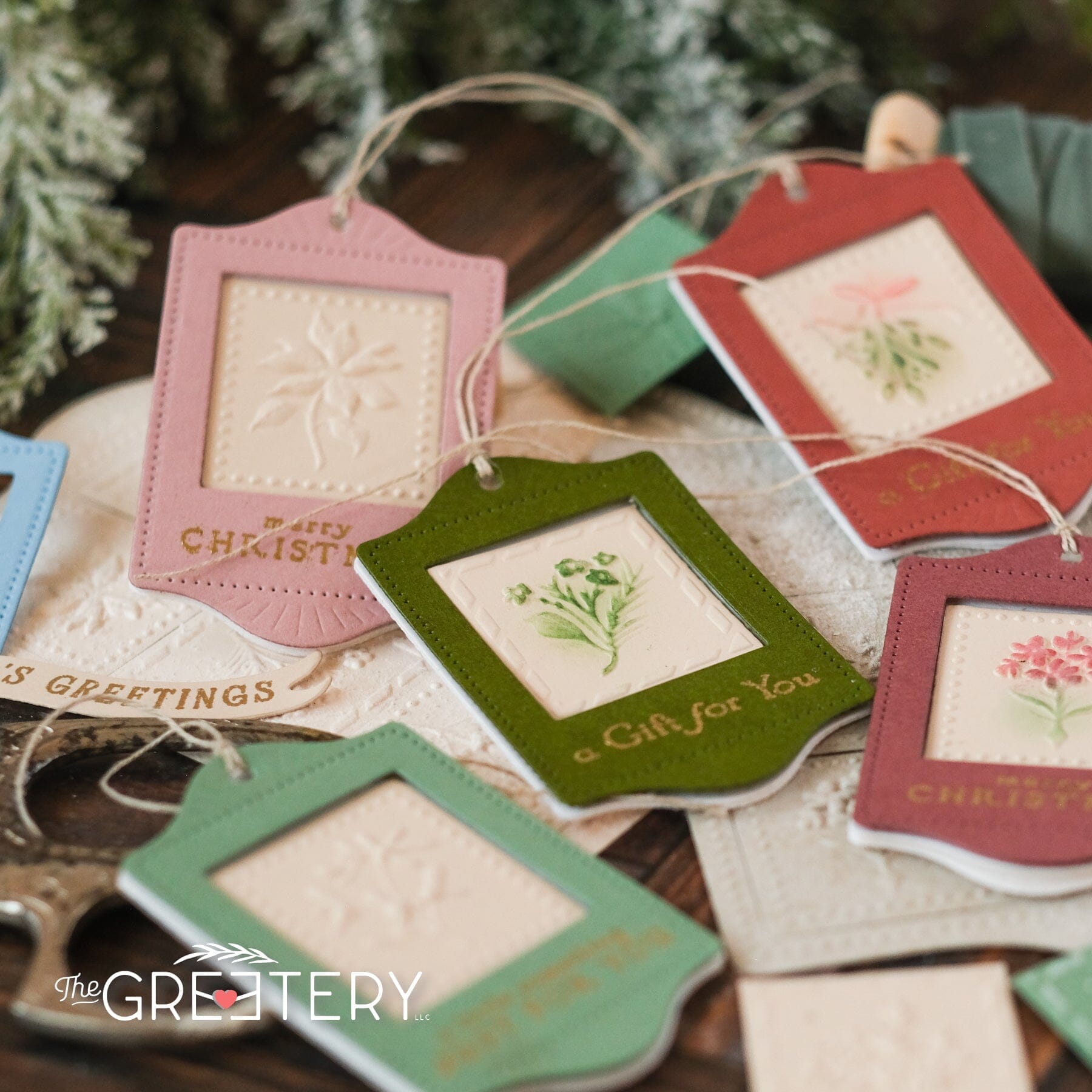 Shortbread Shapes: Holiday Rectangle Embossing Folder