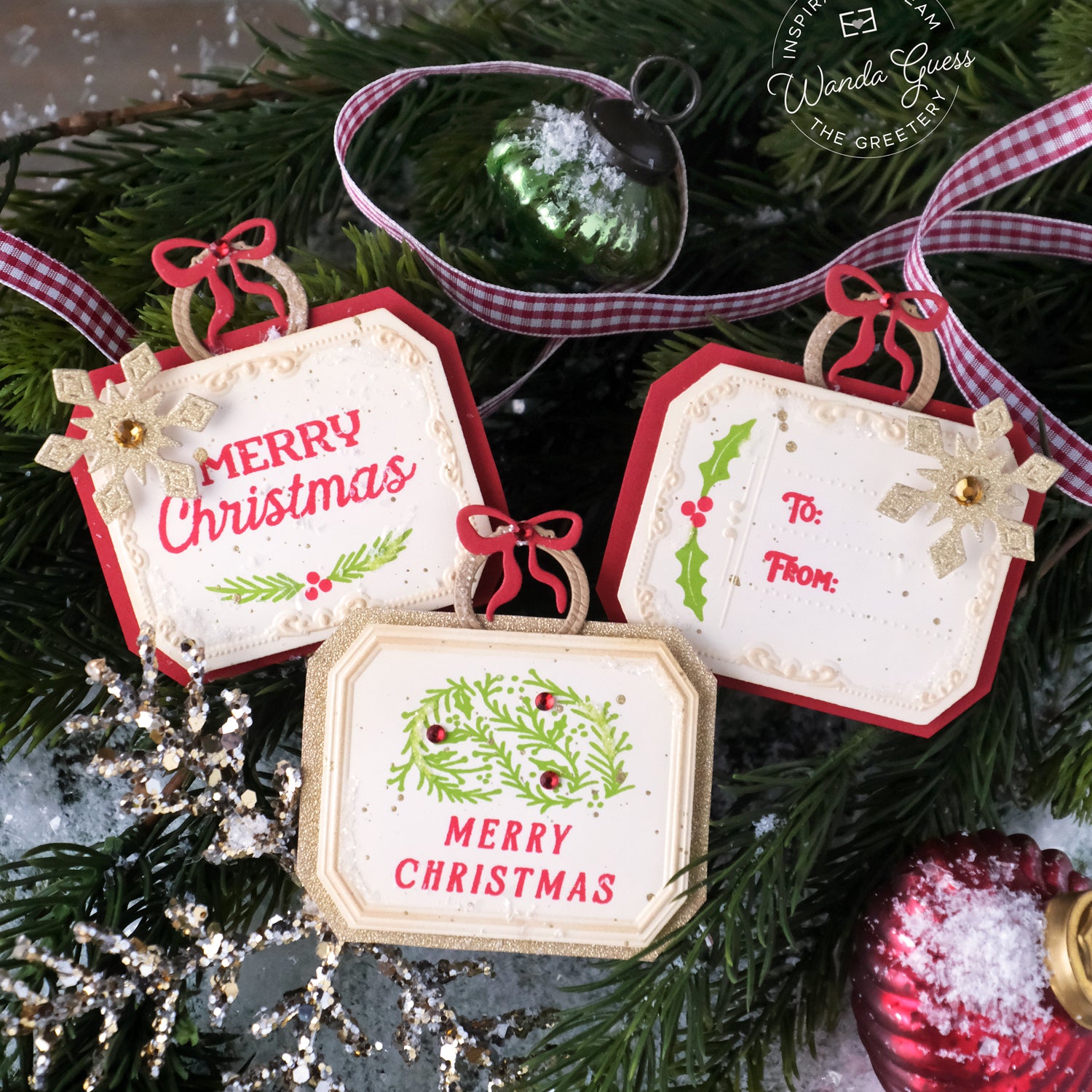 Large Linked Labels Stamp Set