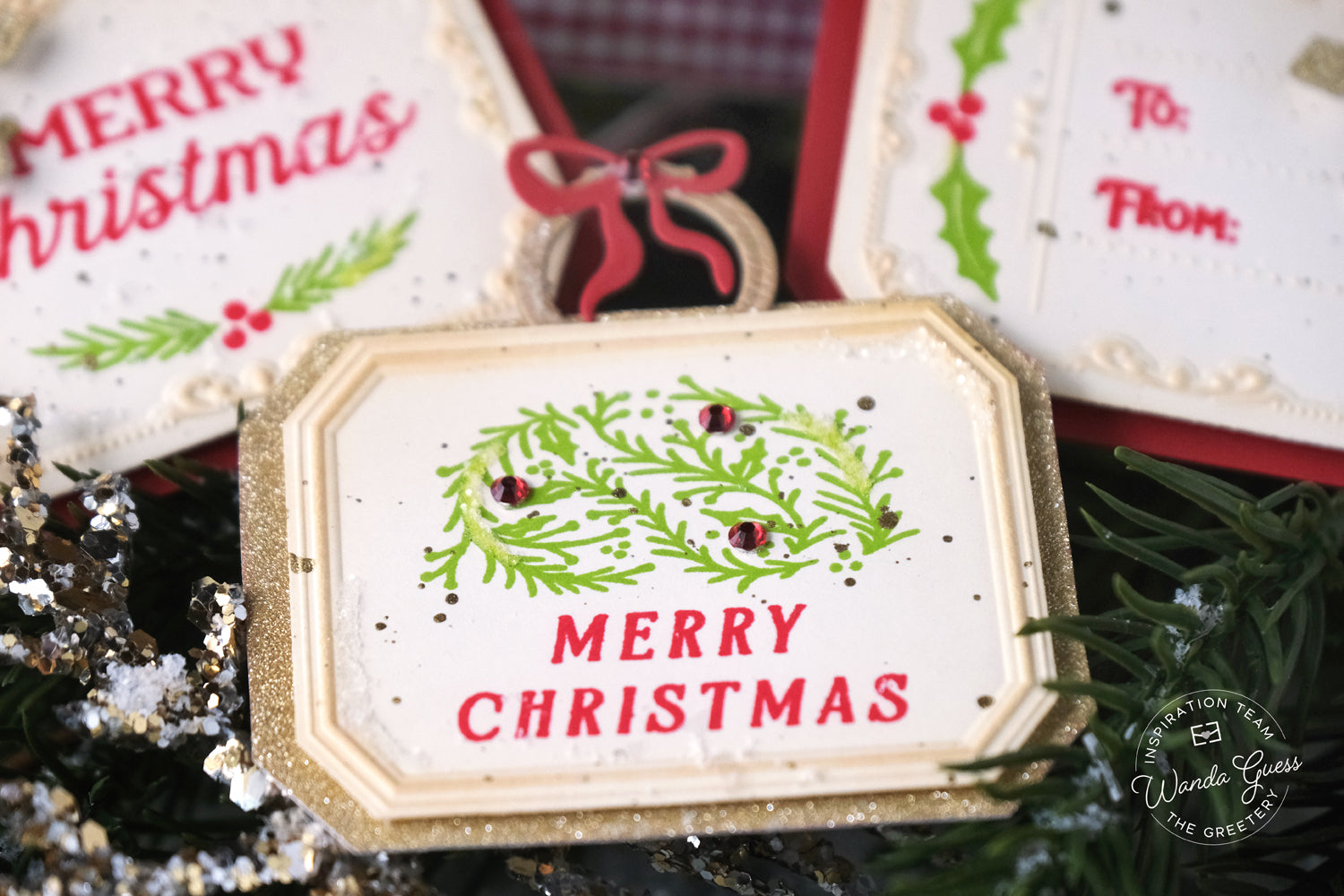 Large Linked Labels Stamp Set