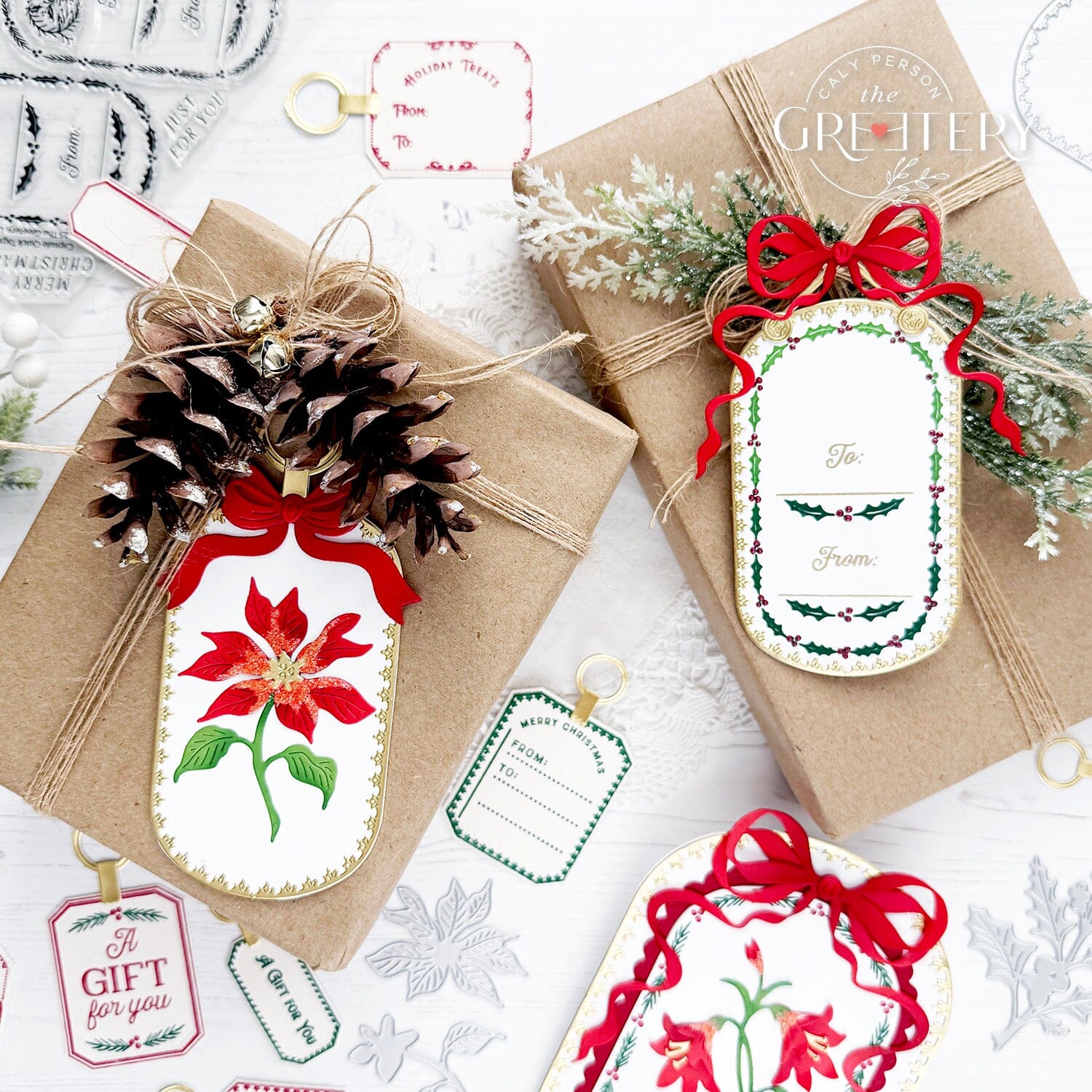 Bigger Holiday Botanicals: Poinsettia Die