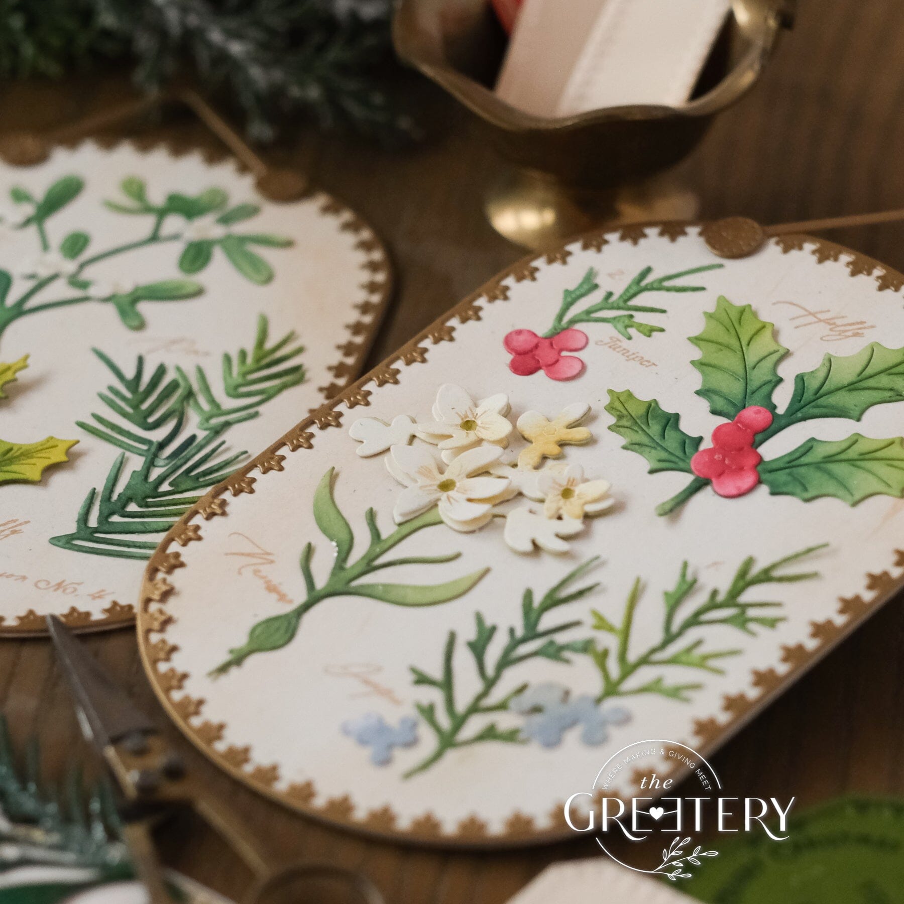 Bigger Holiday Botanicals: Paperwhite Die