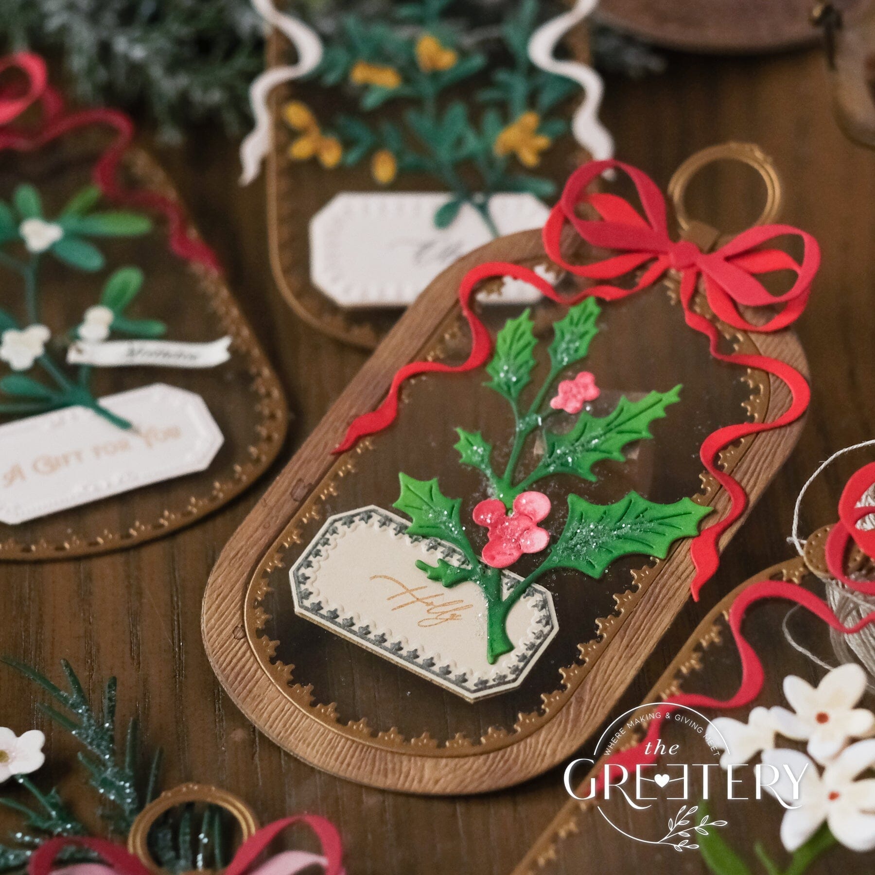 Bigger Holiday Botanicals: Holly 1 Die