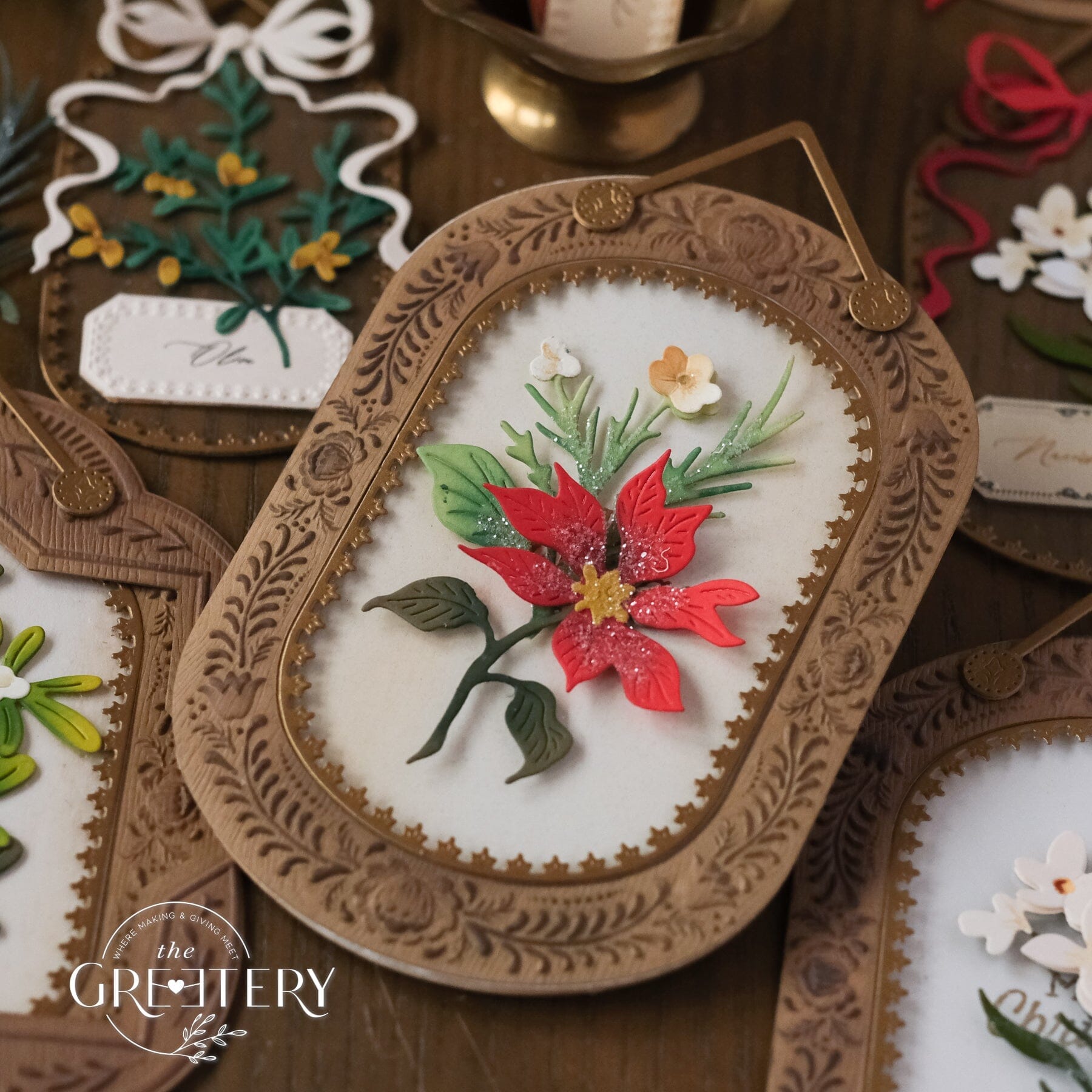 Bigger Holiday Botanicals: Poinsettia Die
