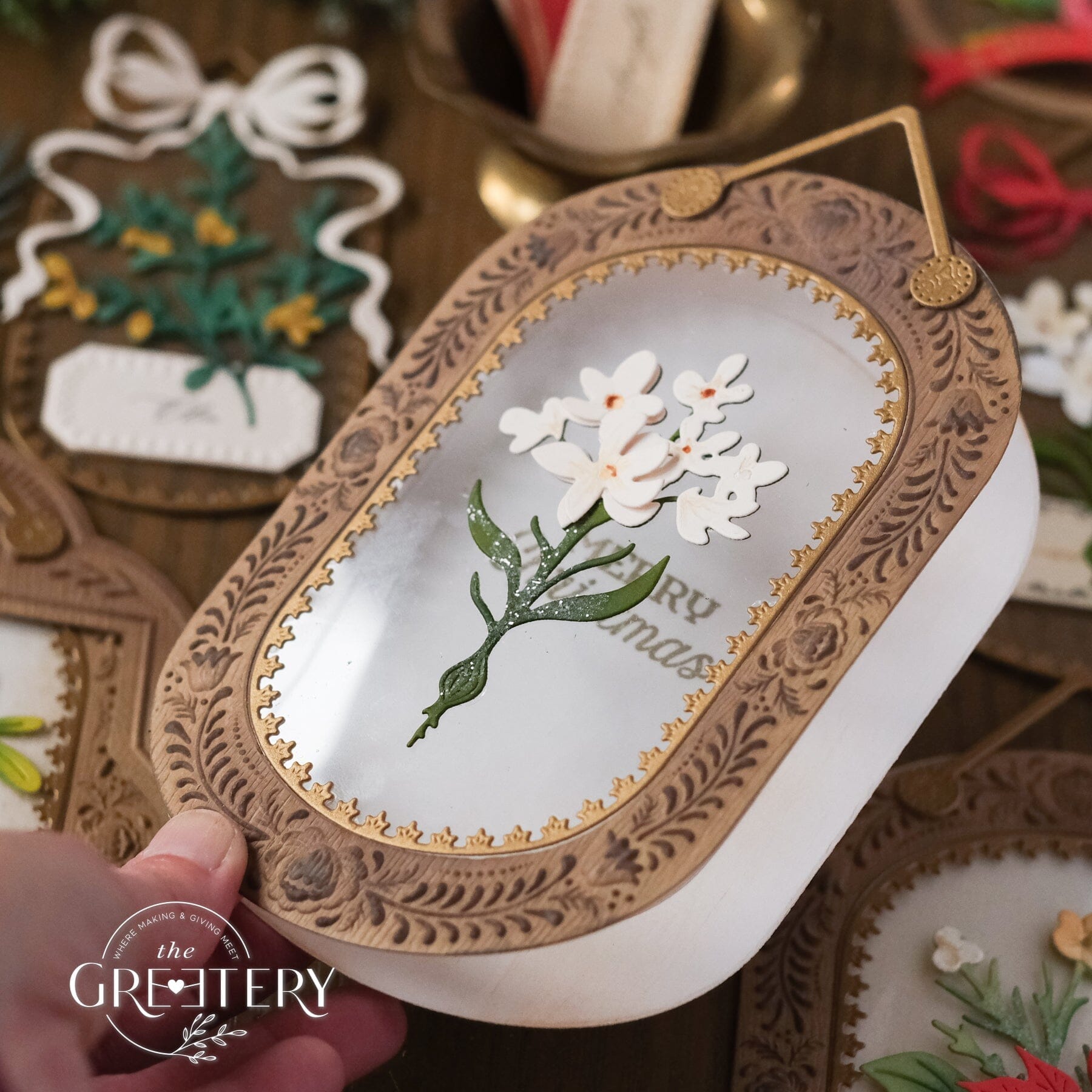 Bigger Holiday Botanicals: Paperwhite Die