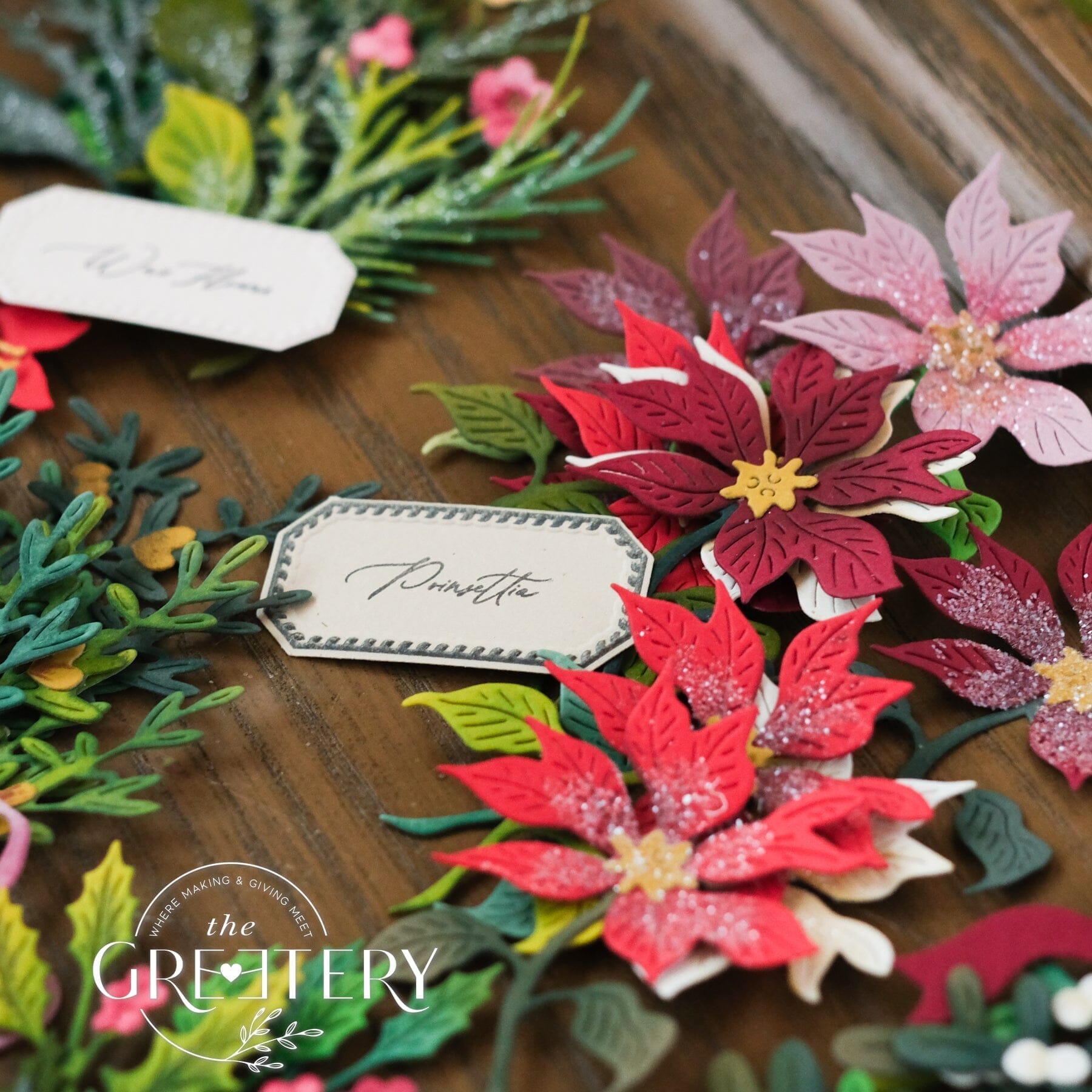 Bigger Holiday Botanicals: Poinsettia Die