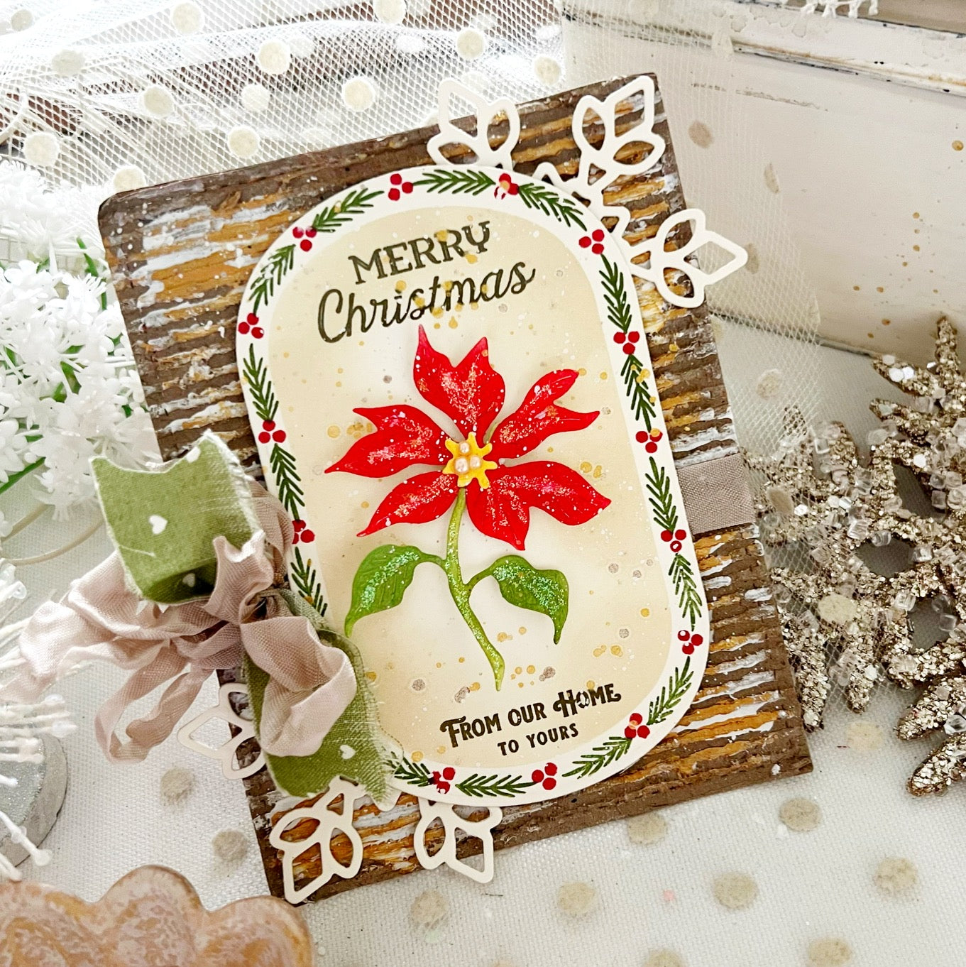 Bigger Holiday Botanicals: Poinsettia Die