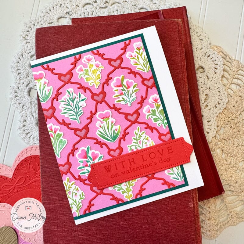 Bitty Blooming Hearts Die