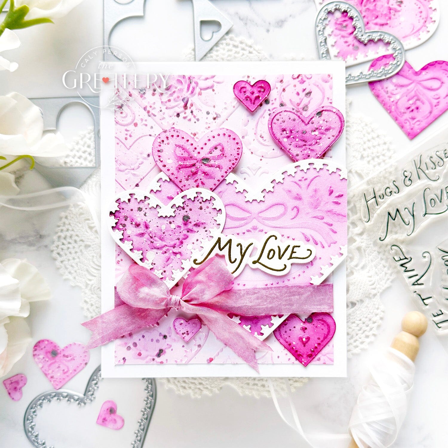 French Kiss Sentiments Stamp Set