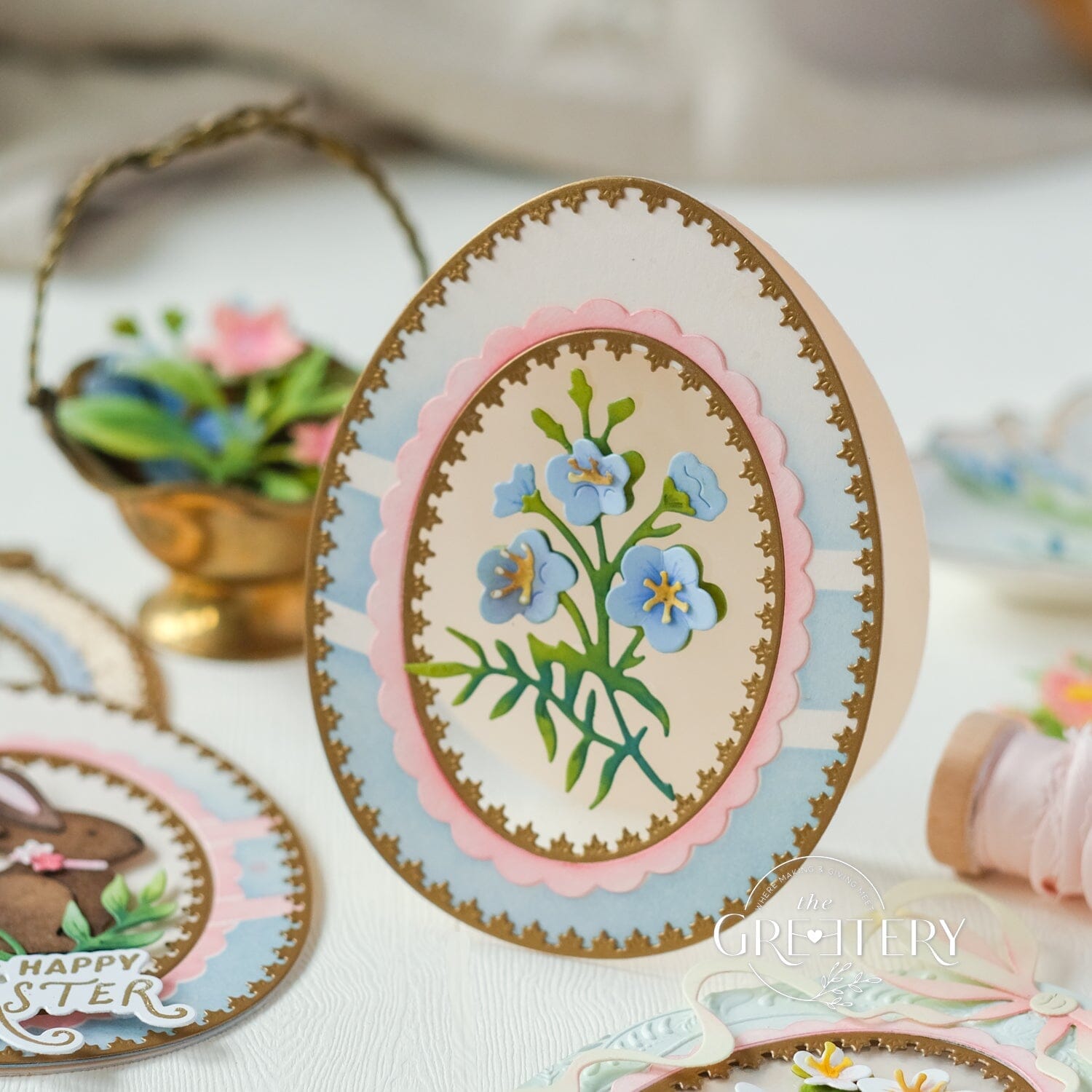 Golden Egg Filigree Borders Die