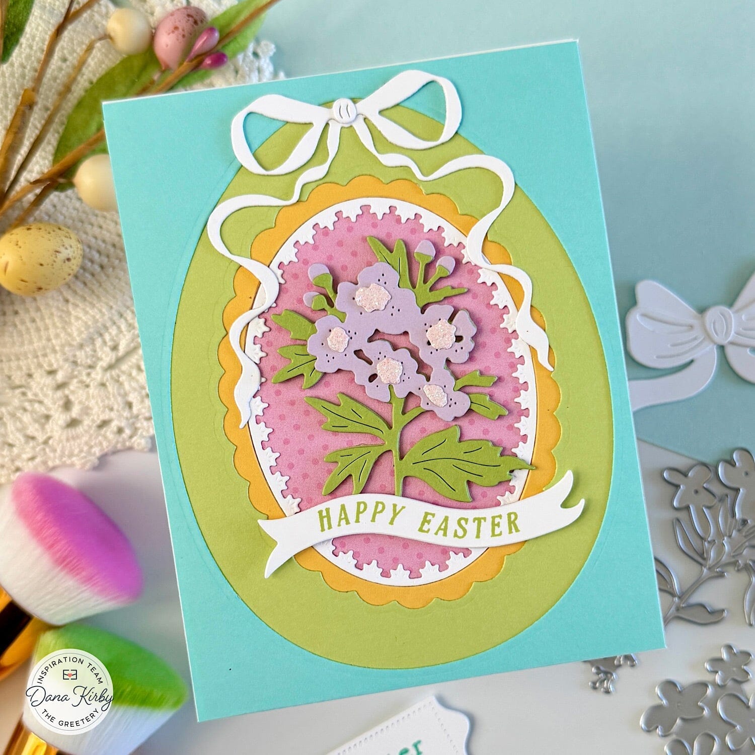 Golden Egg Filigree Borders Die