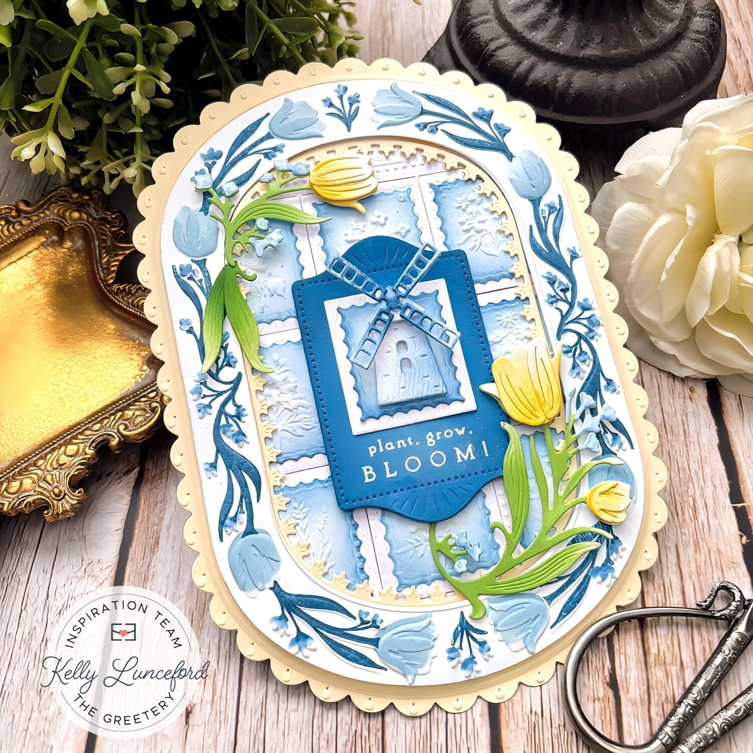 Shortbread Shapes: Rectangle Spring Embossing Folder