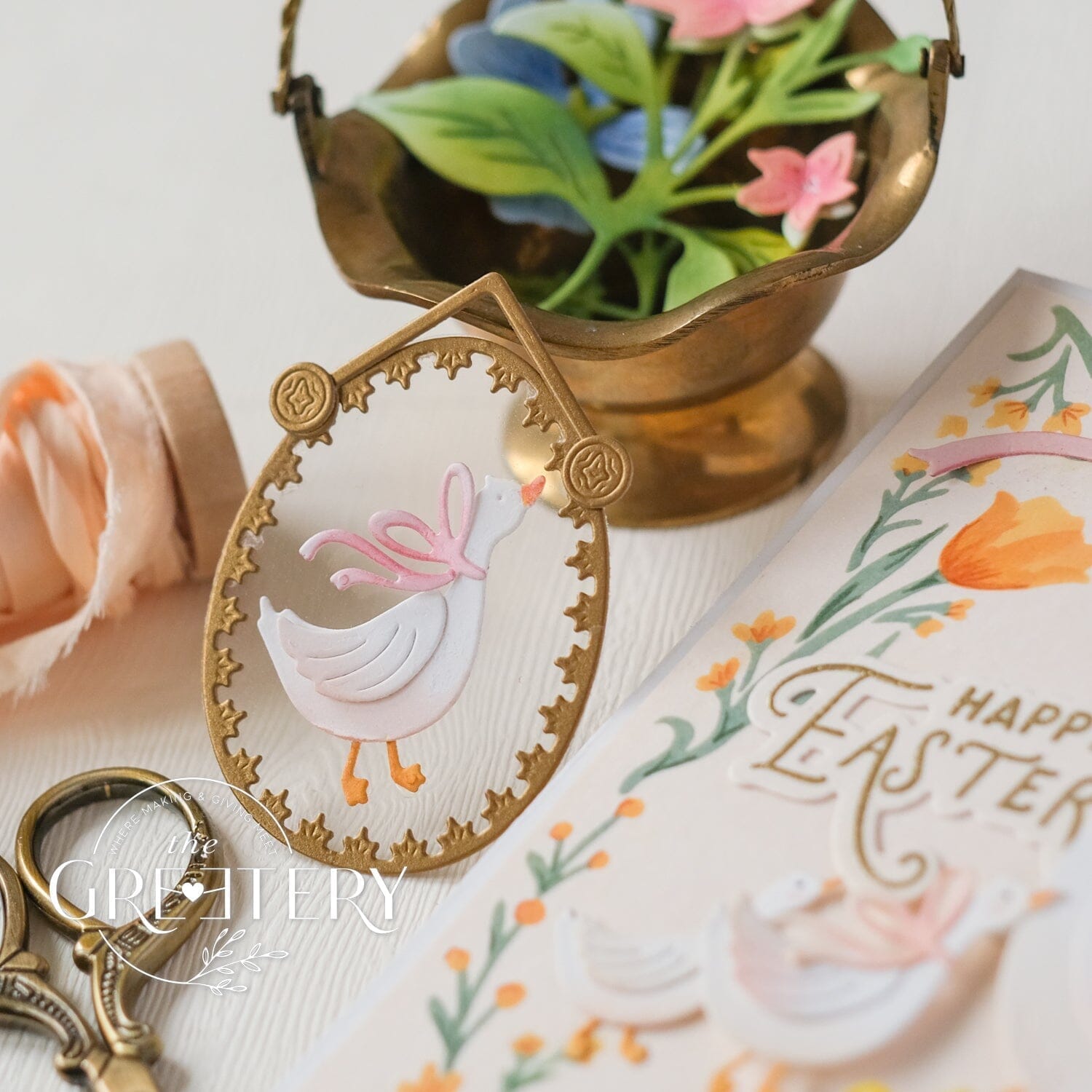 Golden Egg Filigree Borders Die