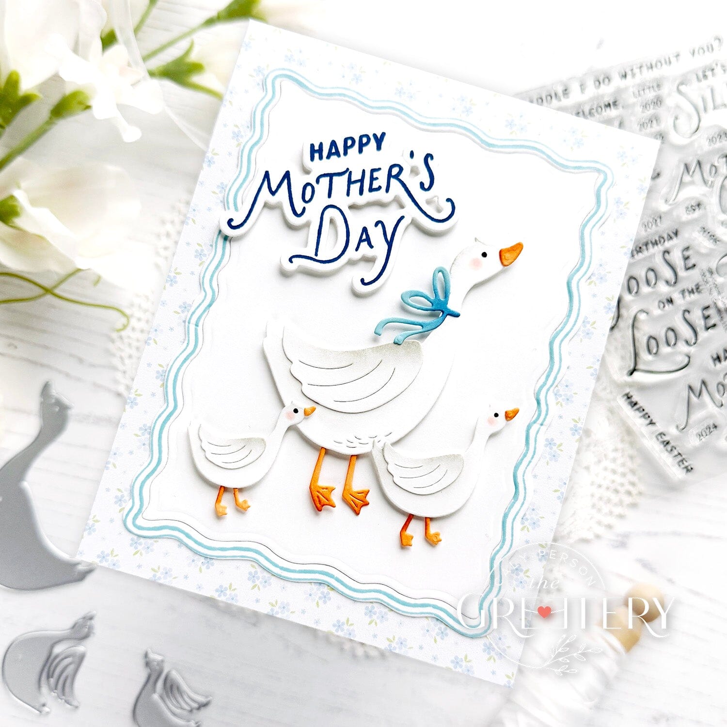 Silly Goose Sentiments Die