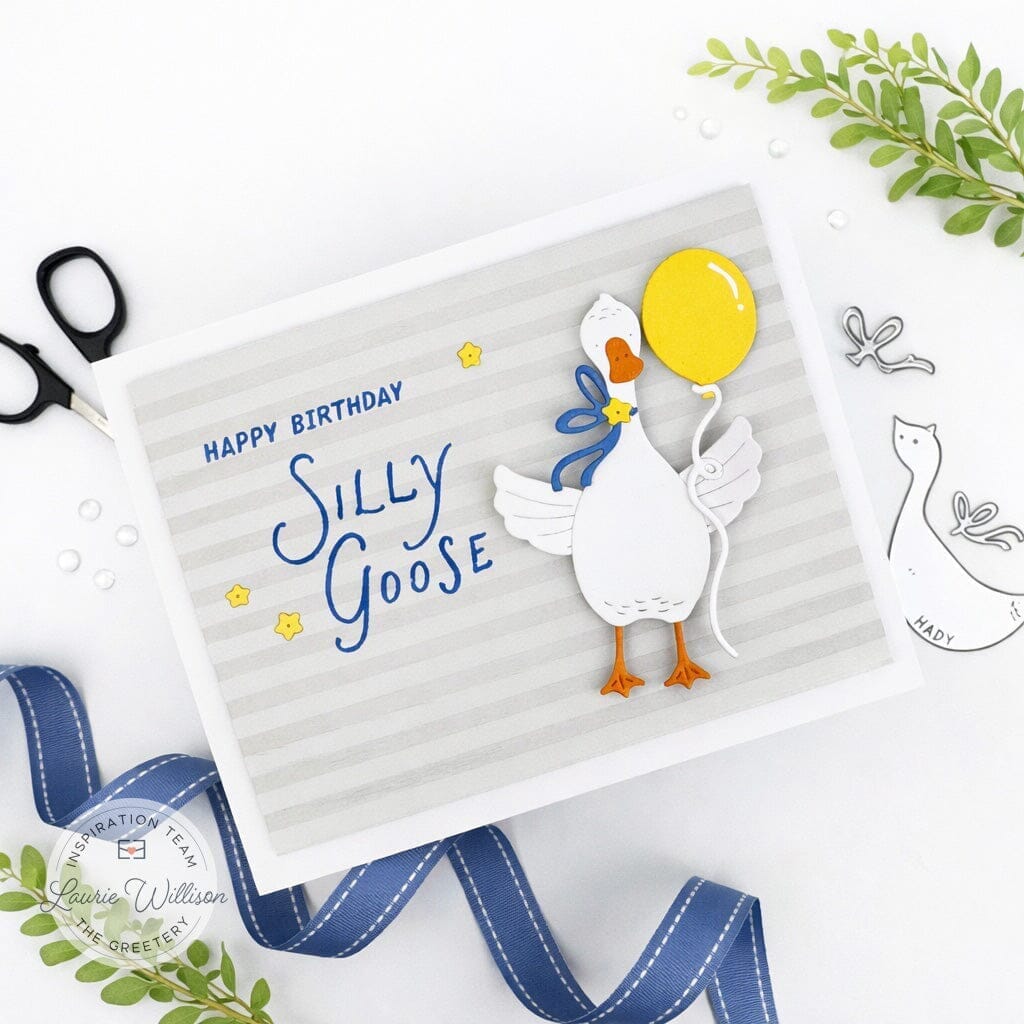 Silly Goose Sentiments Die