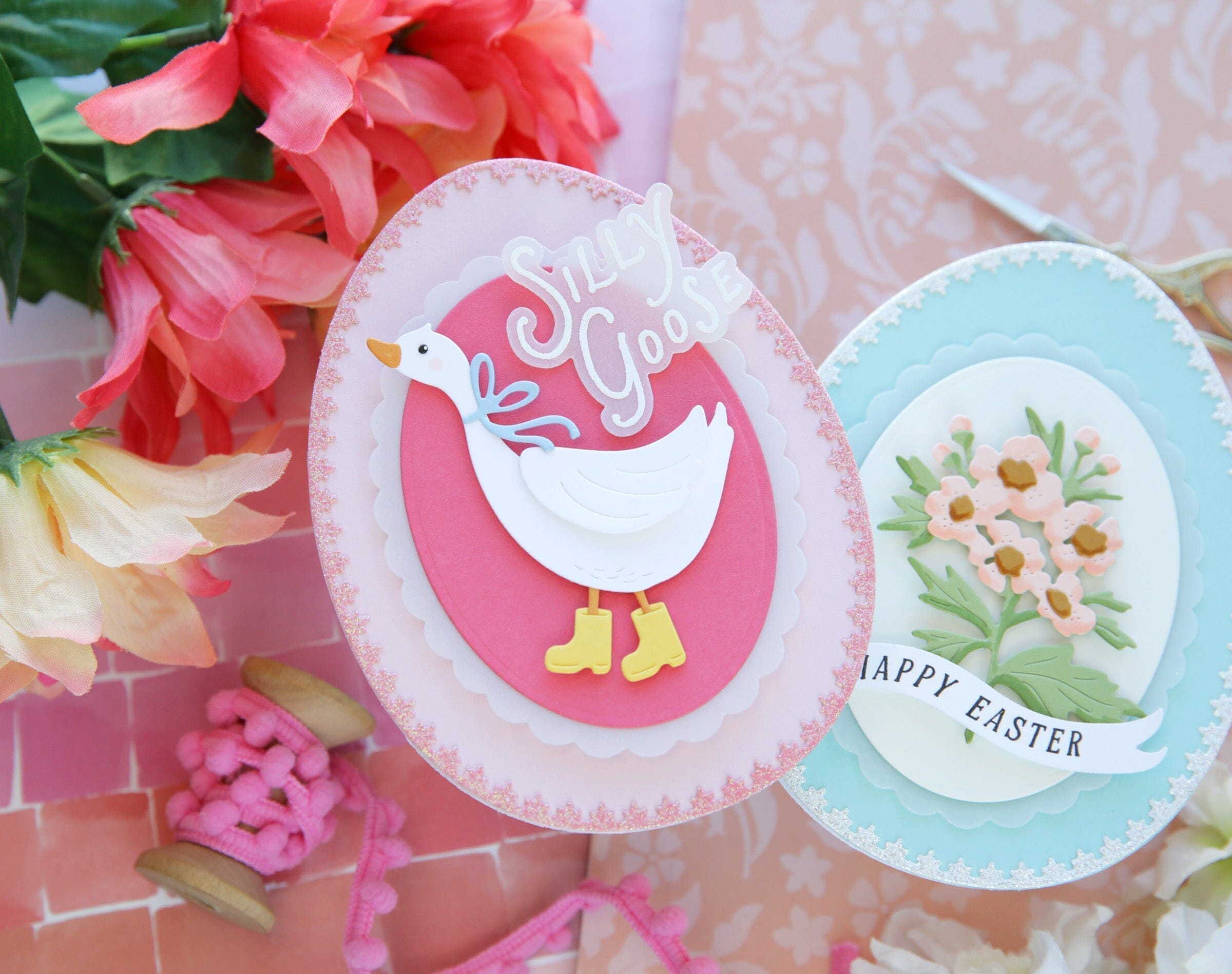 Golden Egg Filigree Borders Die