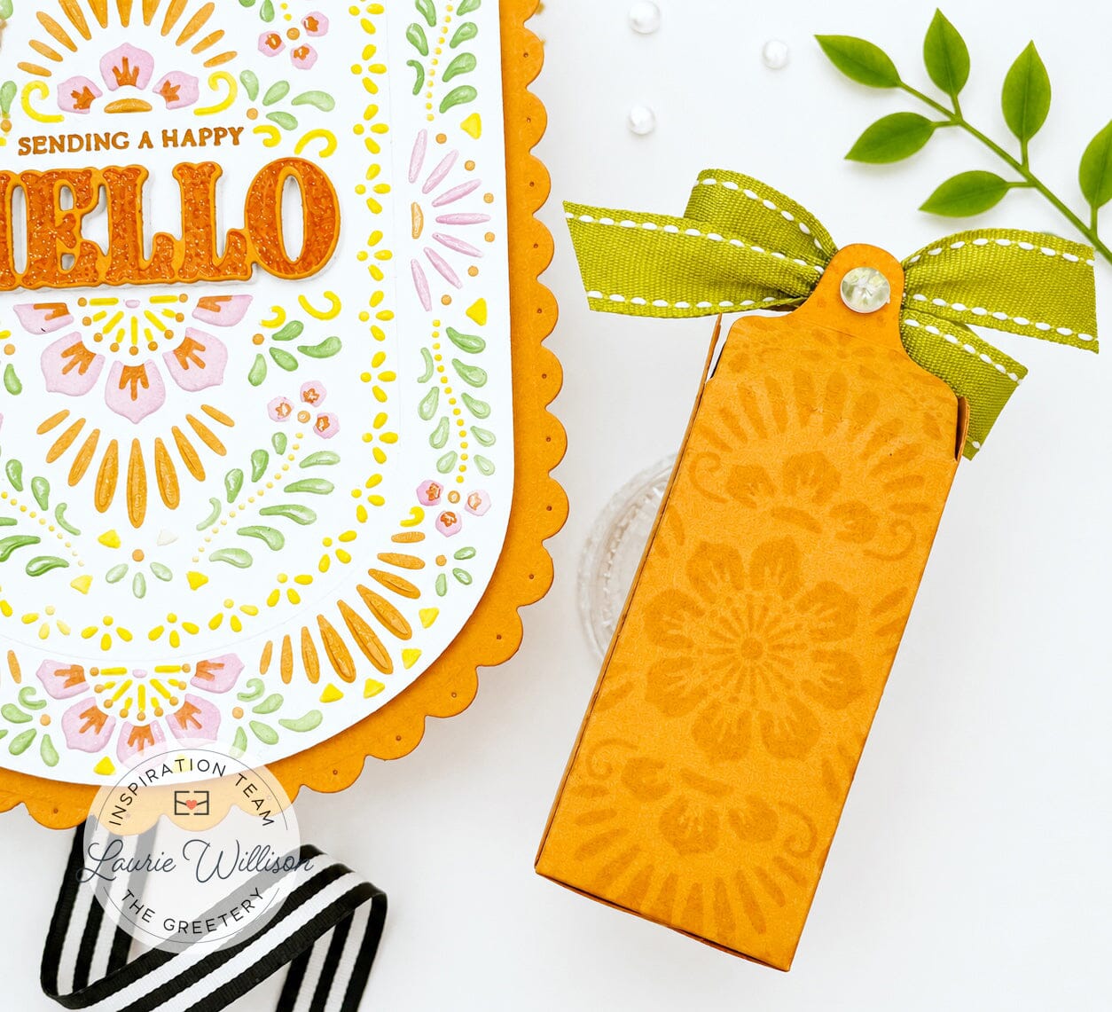 Pretty Picado Background Stamp