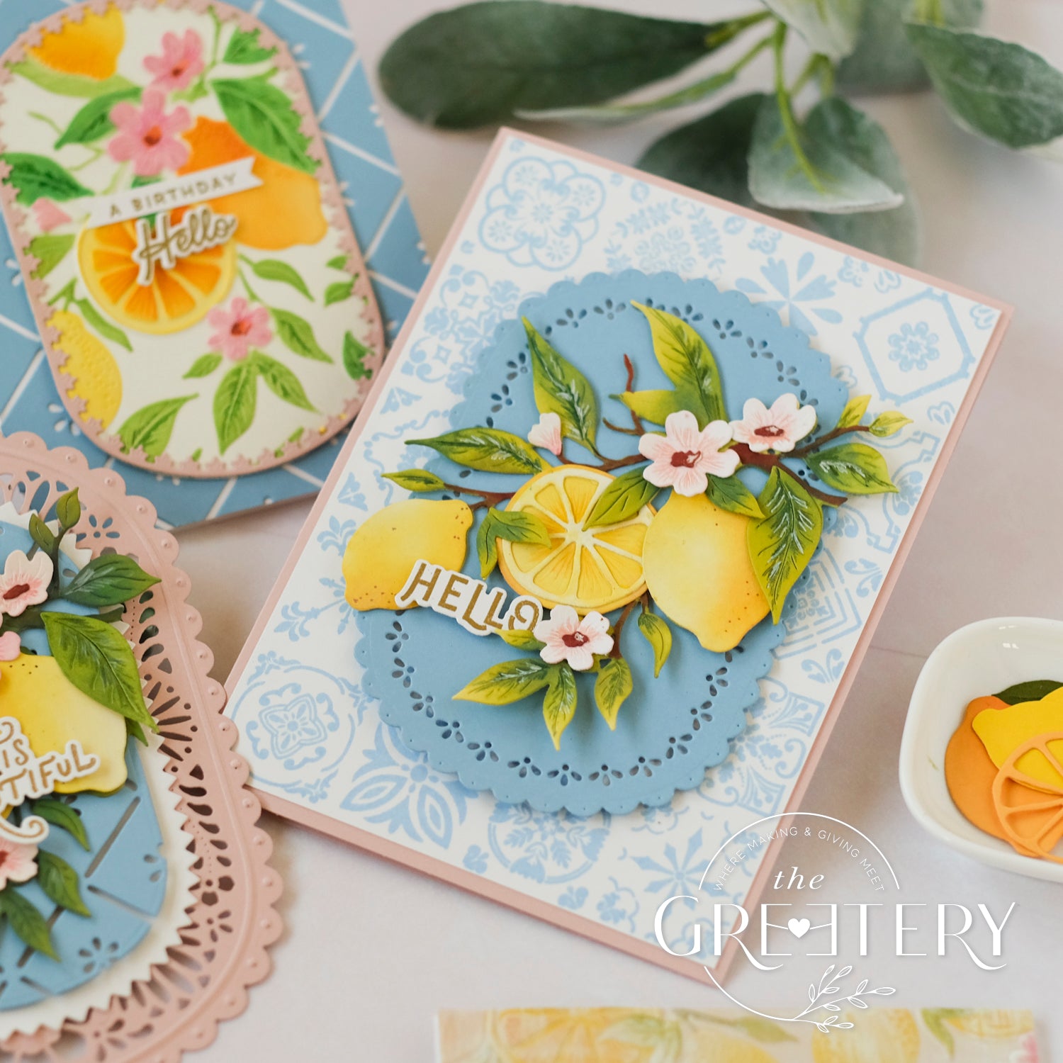 Tile Style Background Stamp