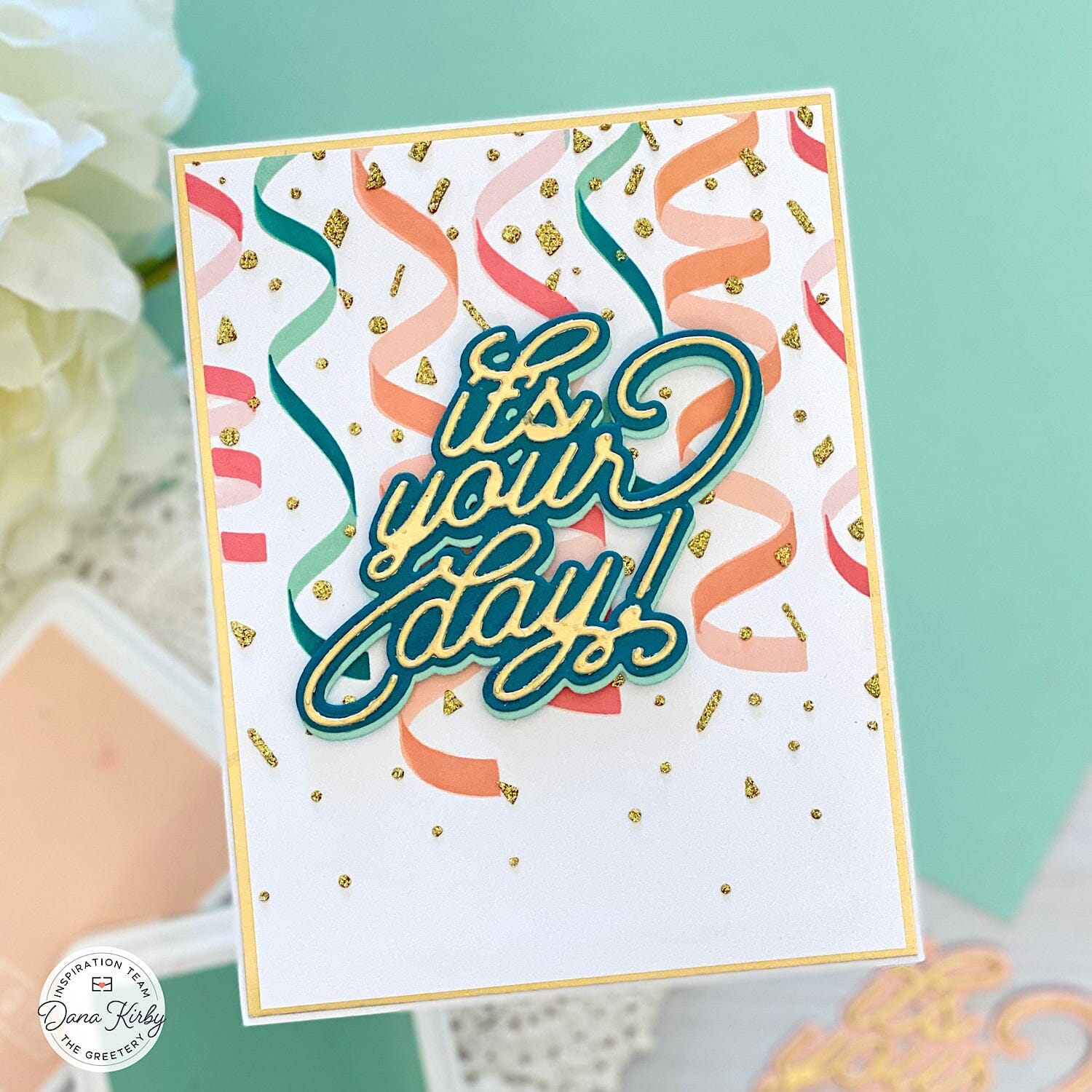 Celebration Streamers Stamp + Stencil
