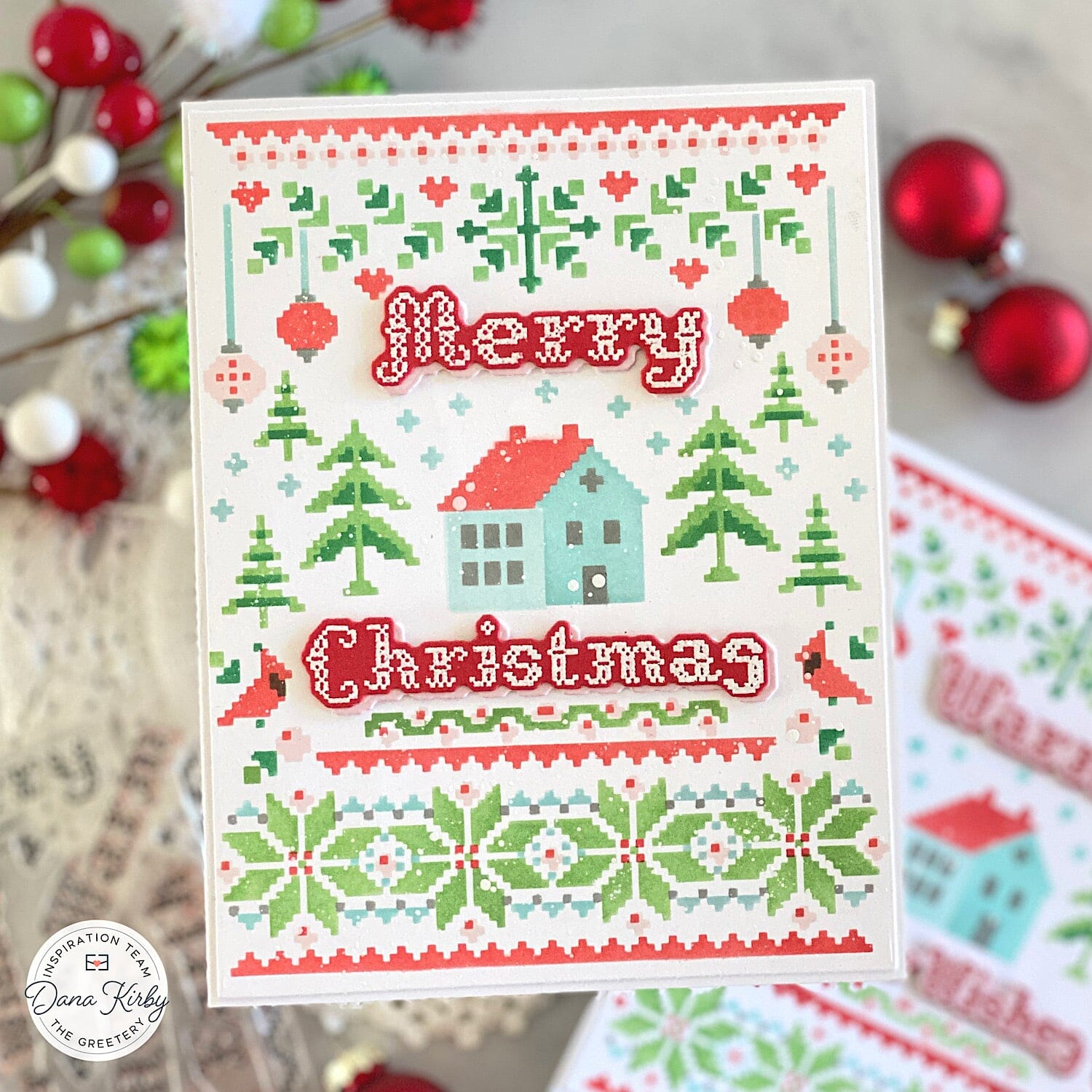 Christmas Sampler Sentiments Die