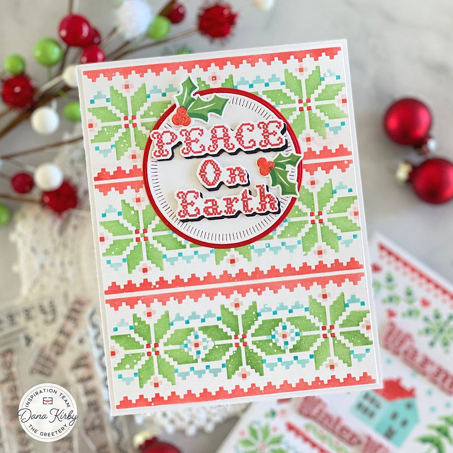 Christmas Sampler Sentiments Die