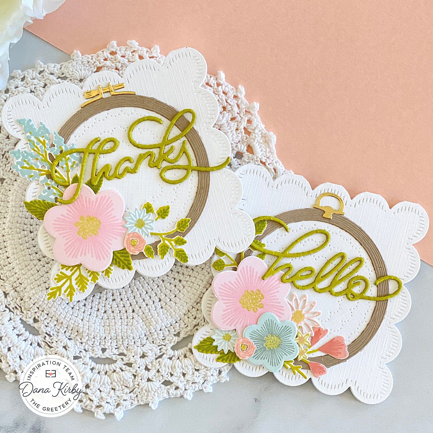 Stitched Scallops Notecard Die