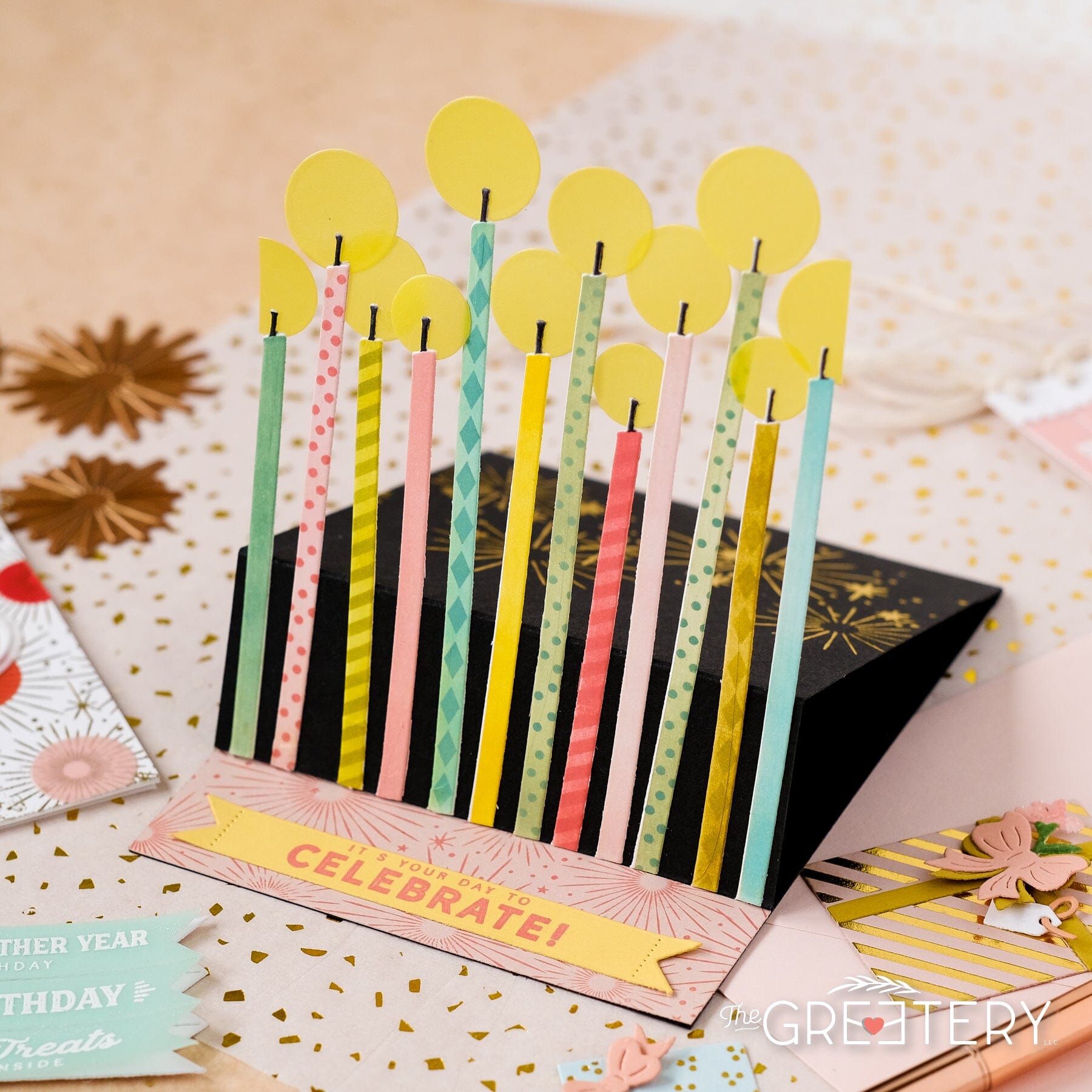 Tear Strip Tags: Birthday Stamp Set