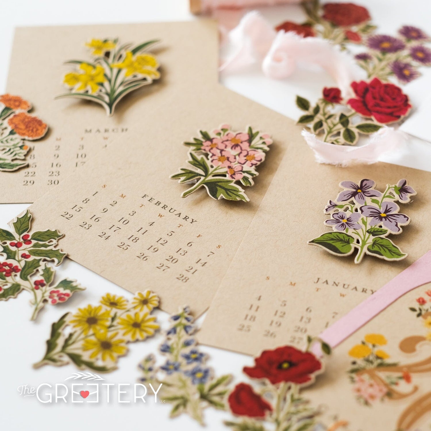 Birth Month Blooms Cuttables KRAFT