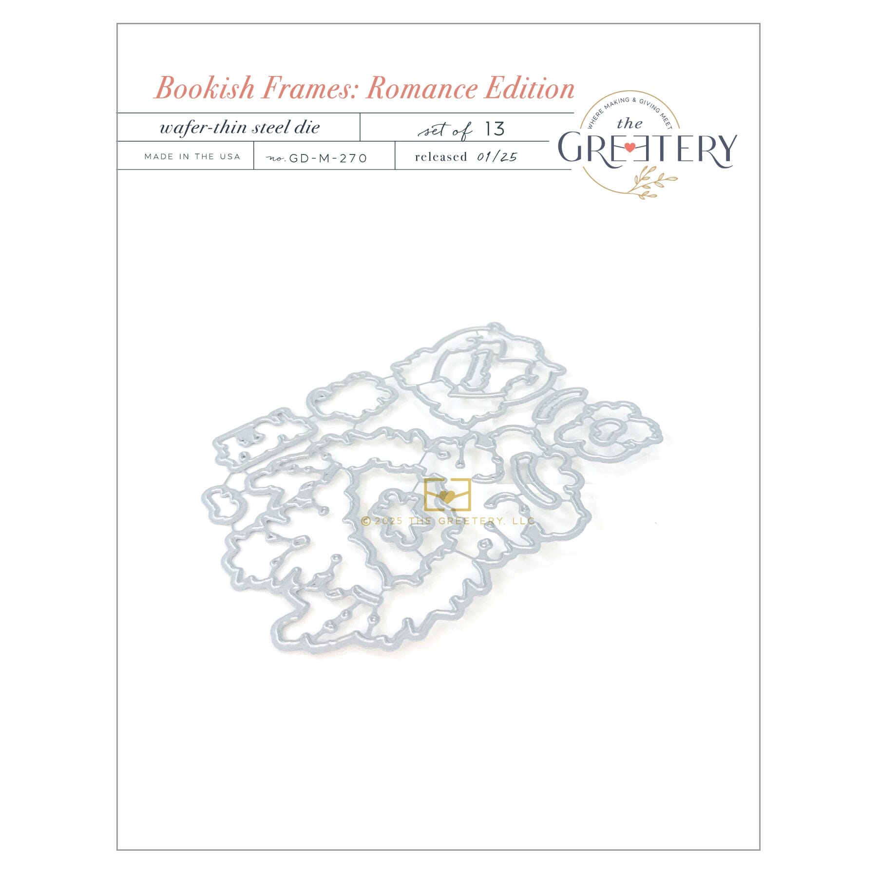 Bookish Frames: Romance Edition Die