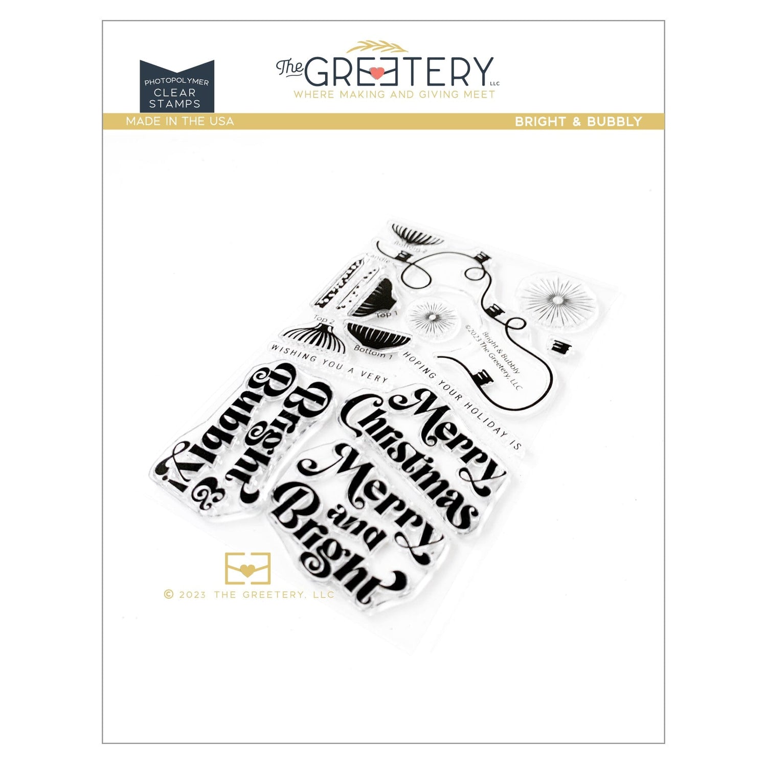 Bright & Bubbly Stamp Set