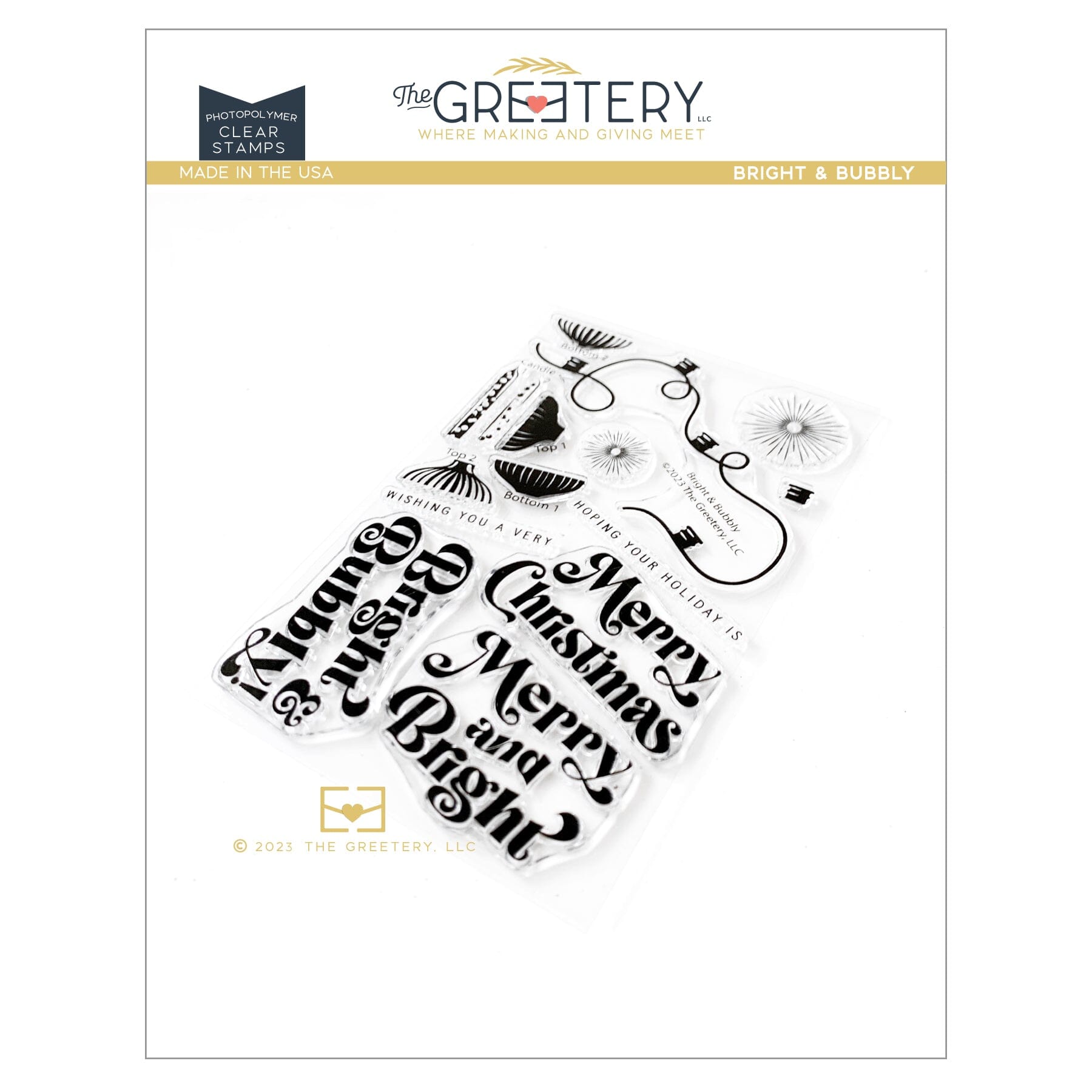 Bright & Bubbly Stamp Set